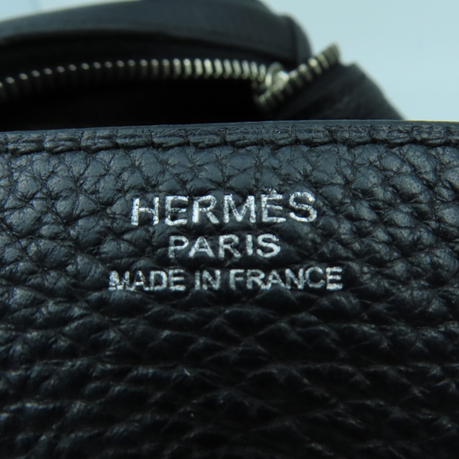 HERMES Clemence皮革Lindy 30銀扣手挽肩背兩用袋黑色