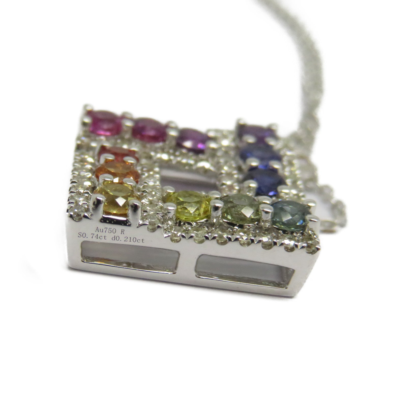 JEWELRY 18K白金Necklace 0.212ct鑽石項鍊