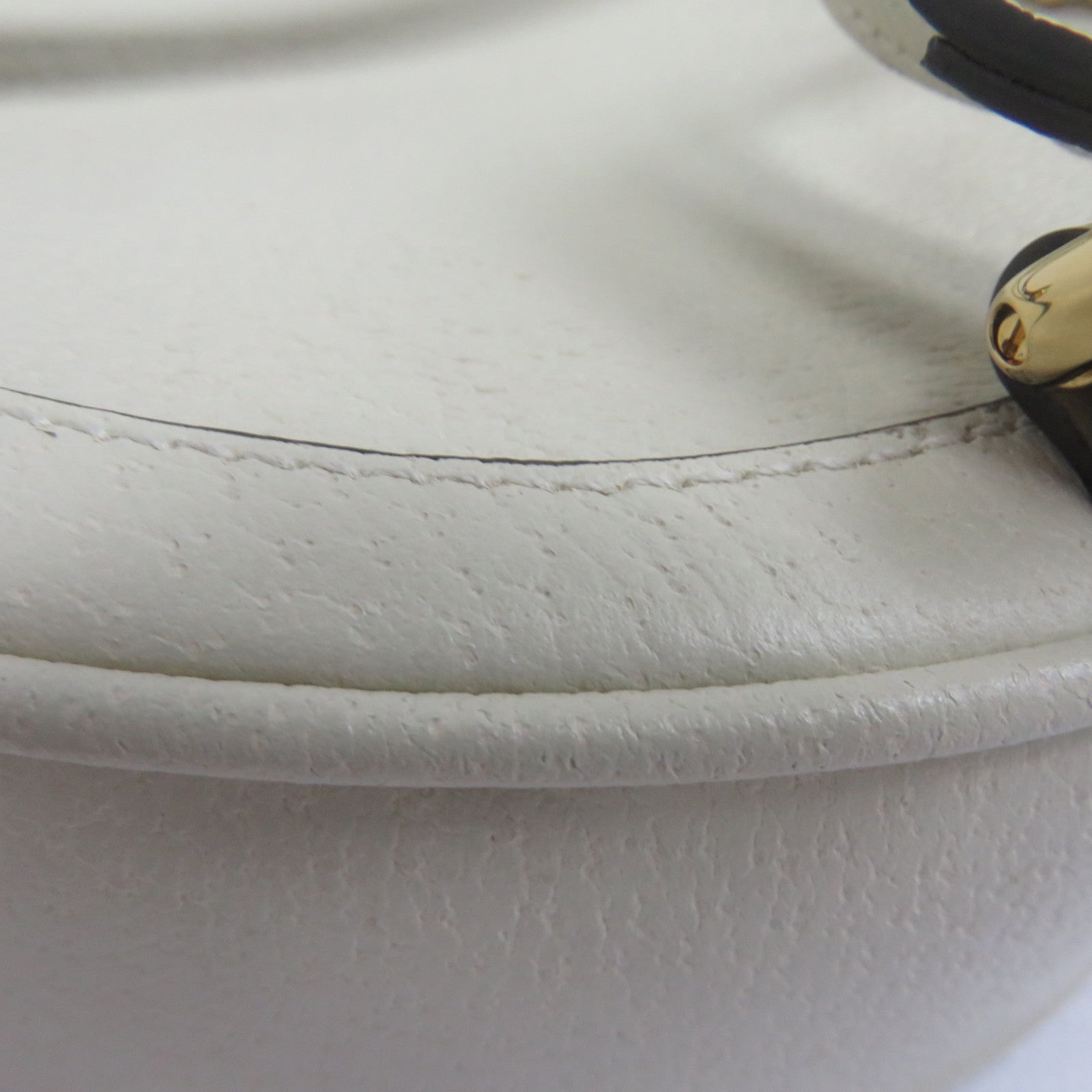GUCCI 牛皮皮革Ophidia Mini Backpack背包米白色
