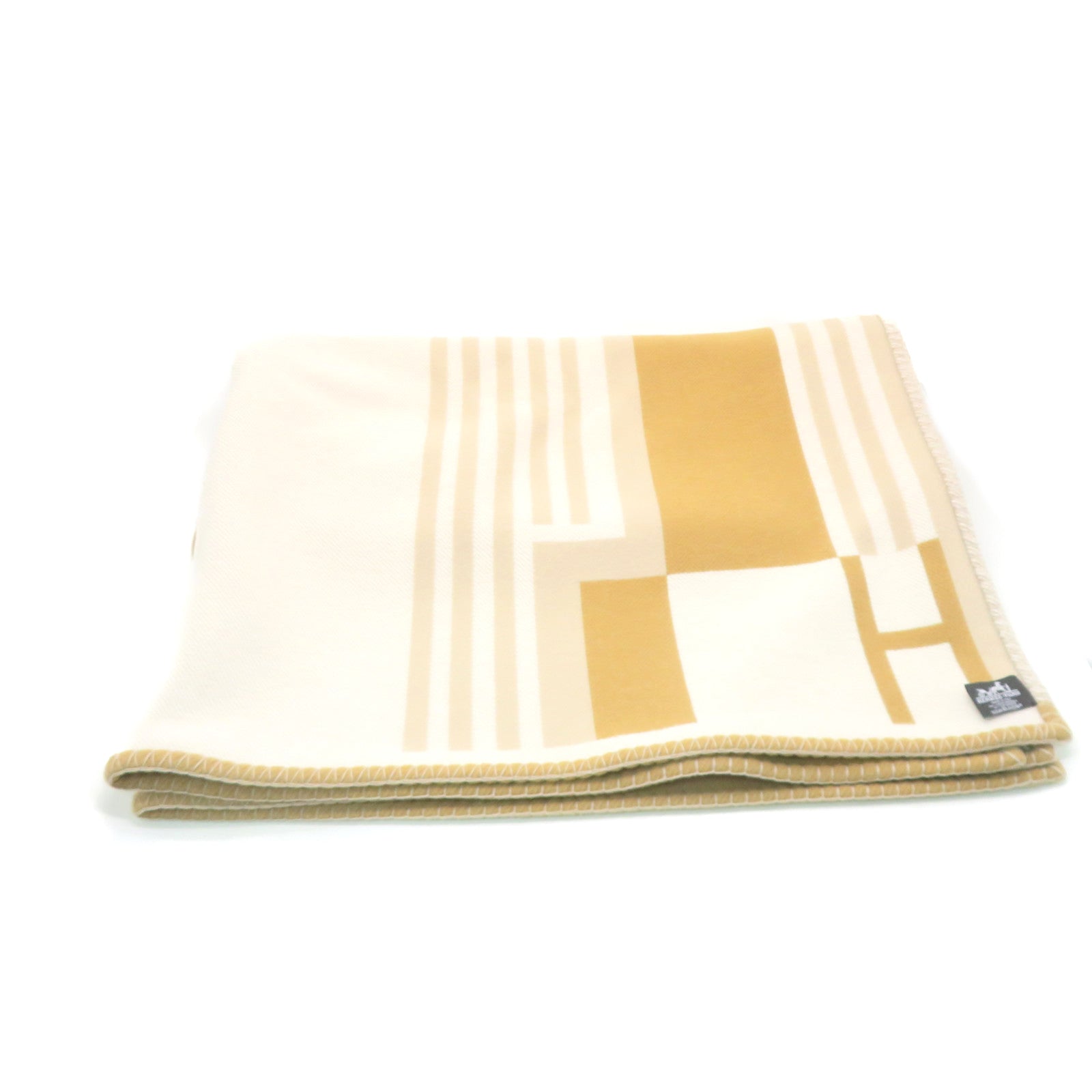 HERMES 羊毛/茄士咩Thaque Blanket毛毯啡色