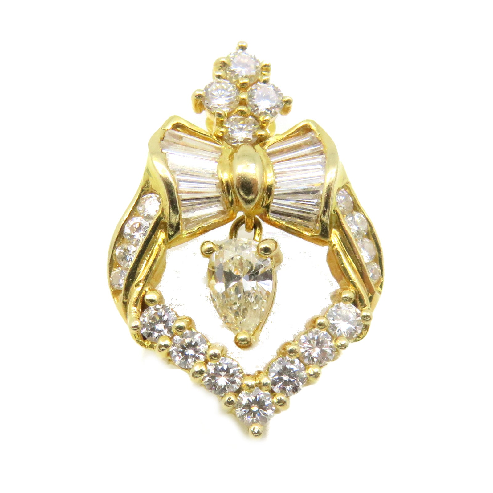 JEWELRY 18K黄金/钻石Diamond Pendant Top吊坠扣头