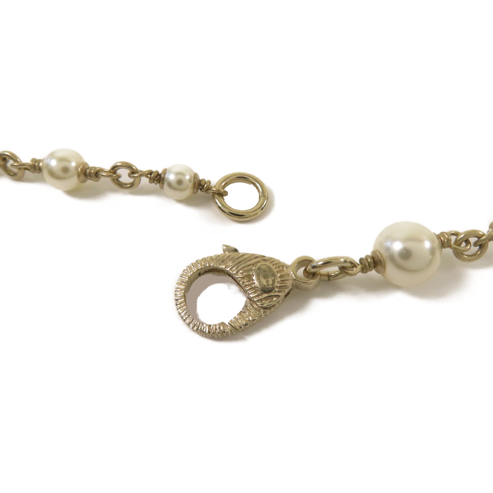 CHANEL PVC/金屬Necklace項鏈金色