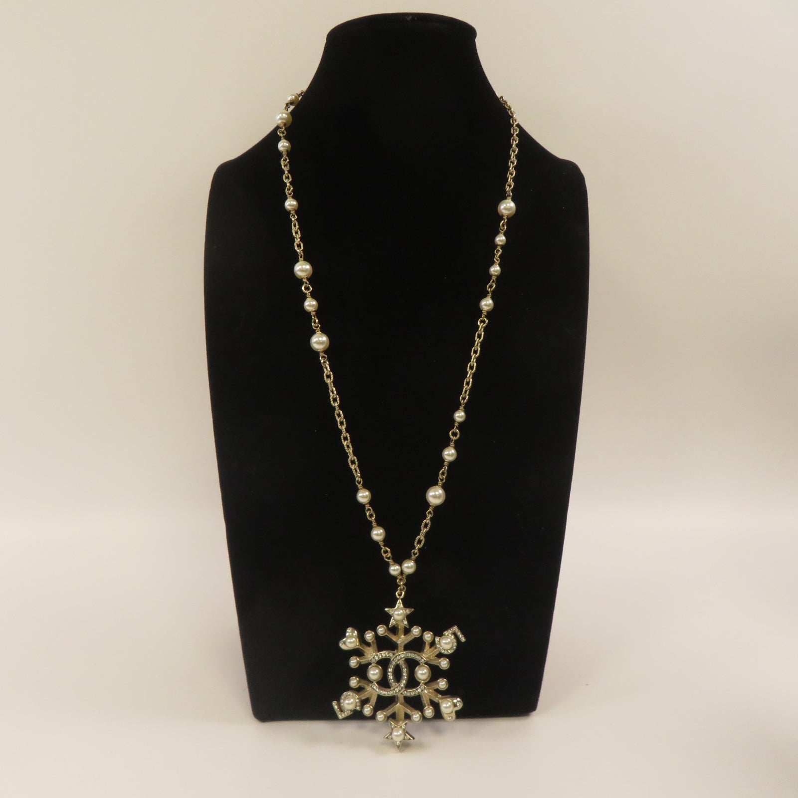 CHANEL PVC/金屬Necklace項鏈金色