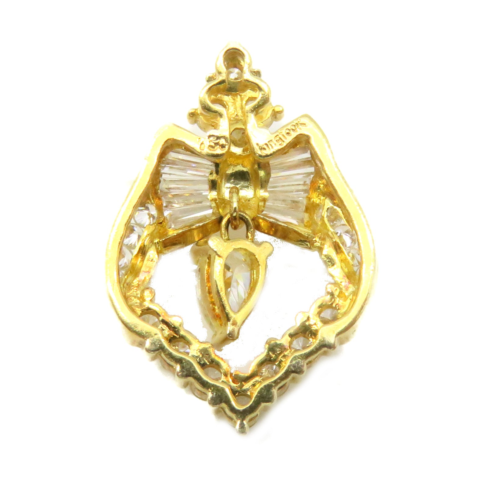 JEWELRY 18K黄金/钻石Diamond Pendant Top吊坠扣头