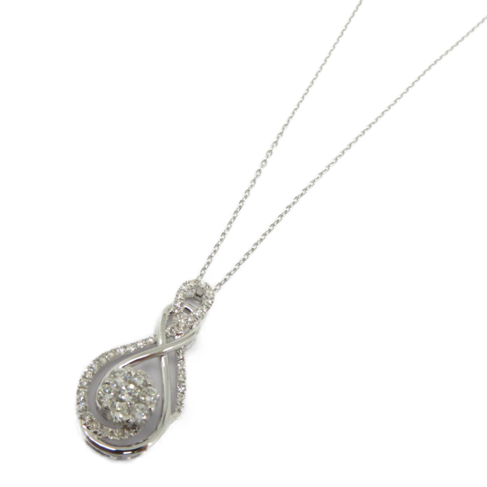 JEWELRY 18K白金Diamond Necklace 0.47ct鑽石項鍊