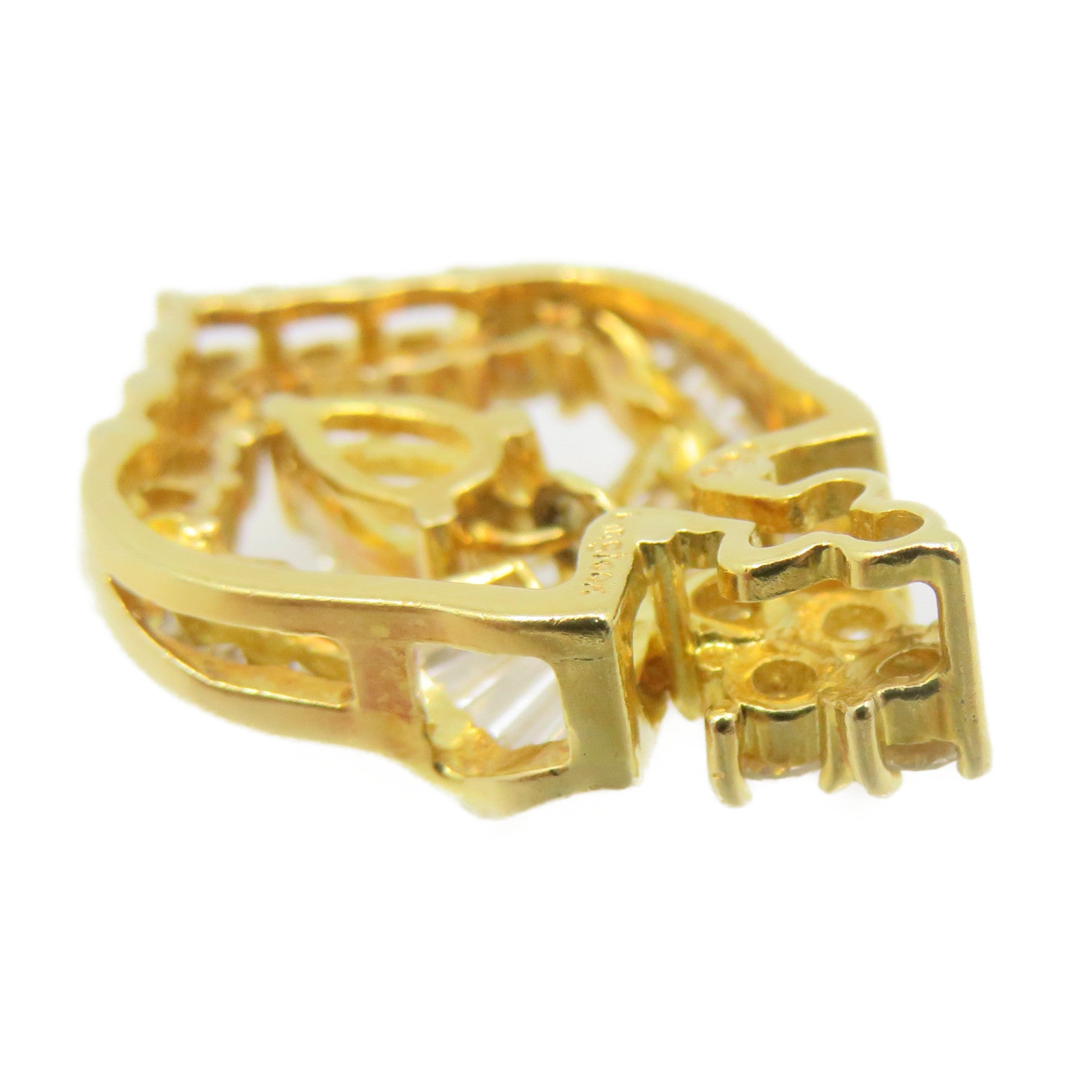 JEWELRY 18K黄金/钻石Diamond Pendant Top吊坠扣头