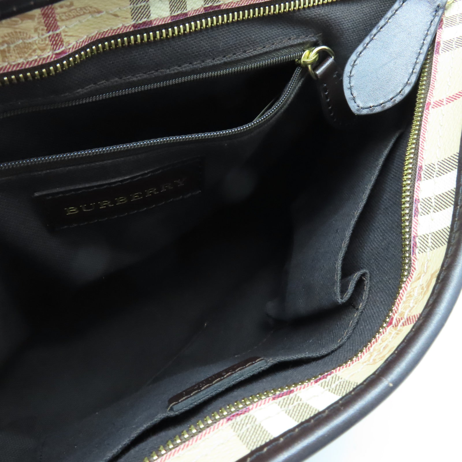 BURBERRY 塗層帆布Tote Bag金扣手挽袋啡色
