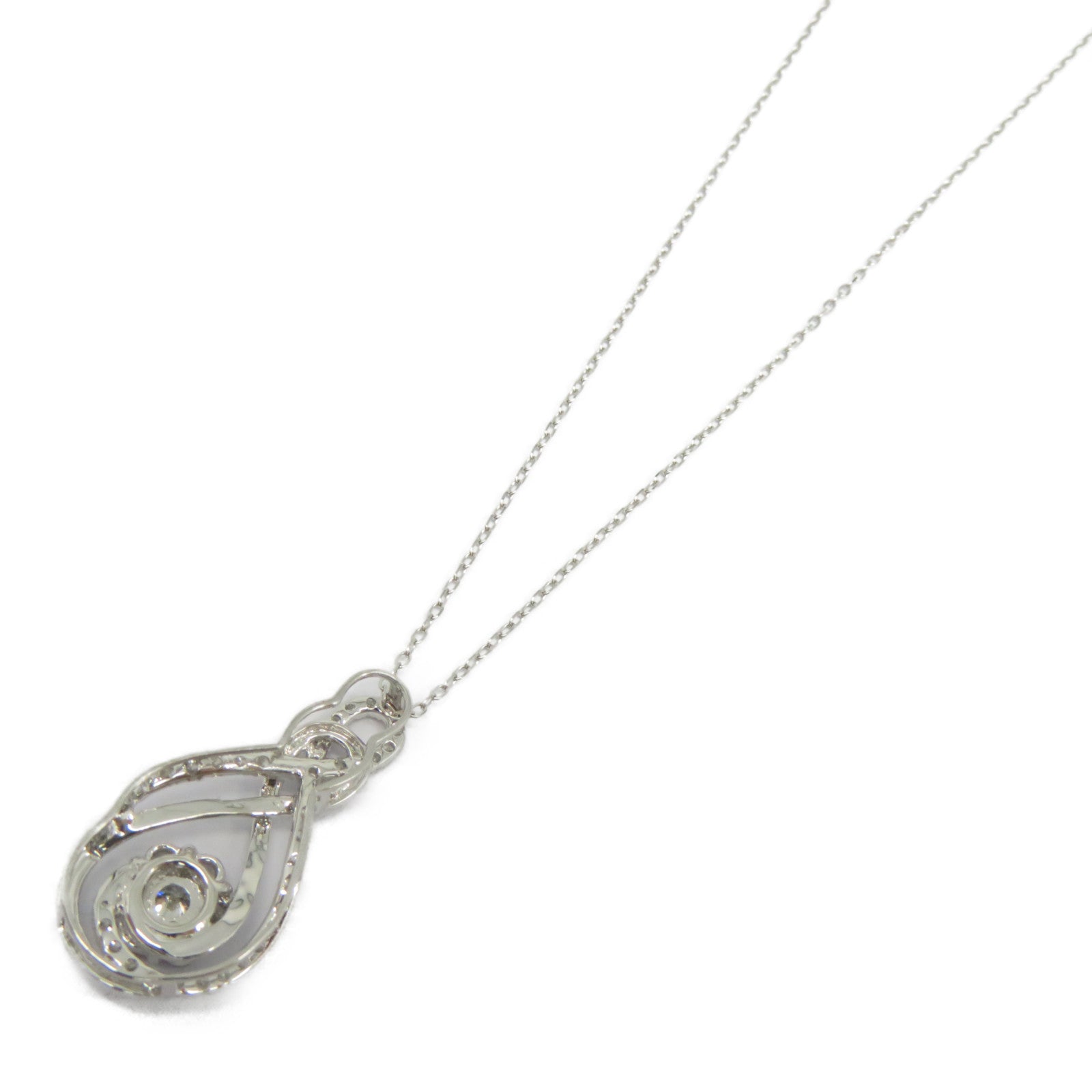 JEWELRY 18K白金Diamond Necklace 0.47ct鑽石項鍊