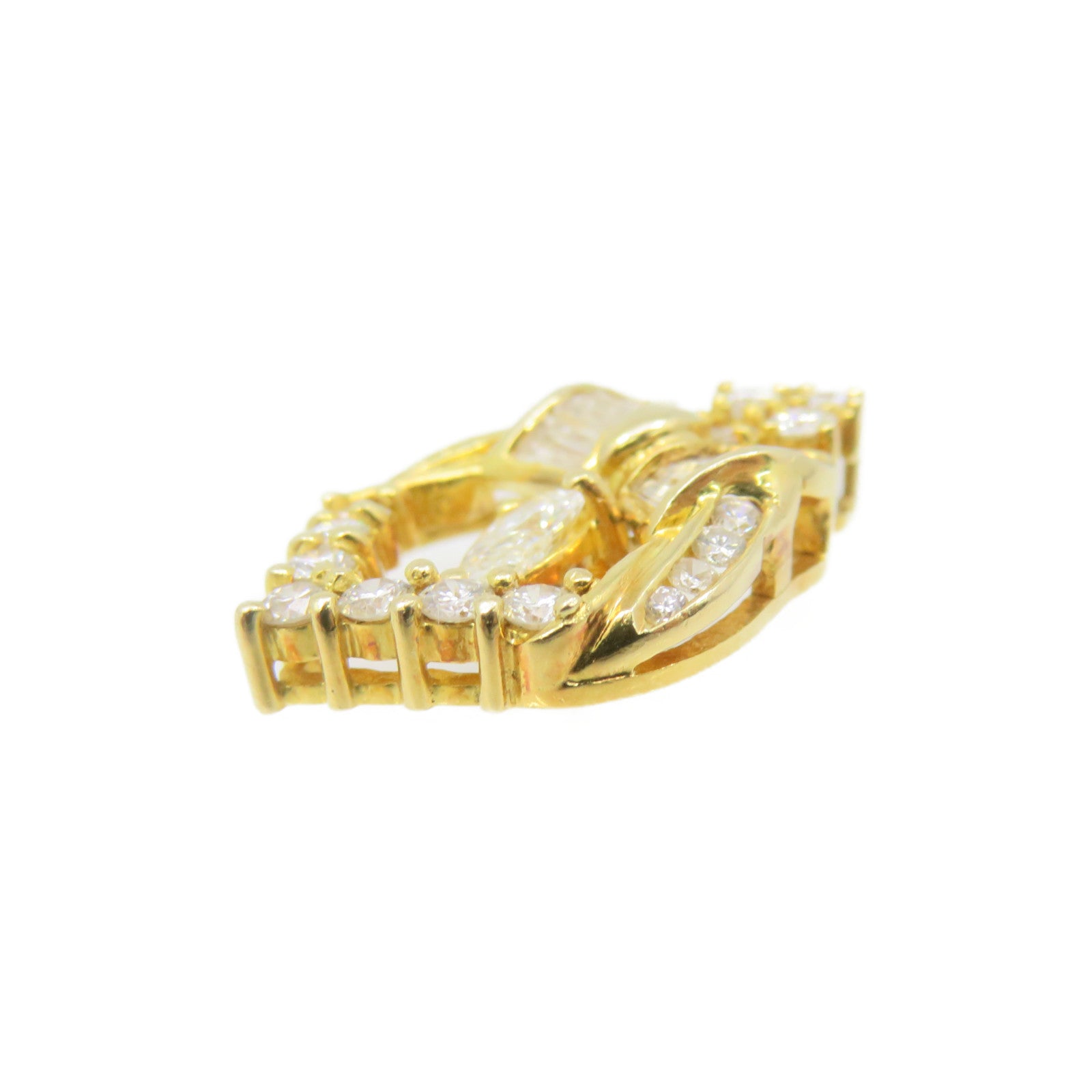 JEWELRY 18K黄金/钻石Diamond Pendant Top吊坠扣头