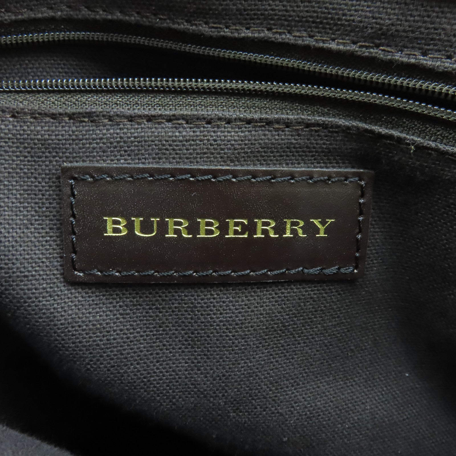 BURBERRY 塗層帆布Tote Bag金扣手挽袋啡色