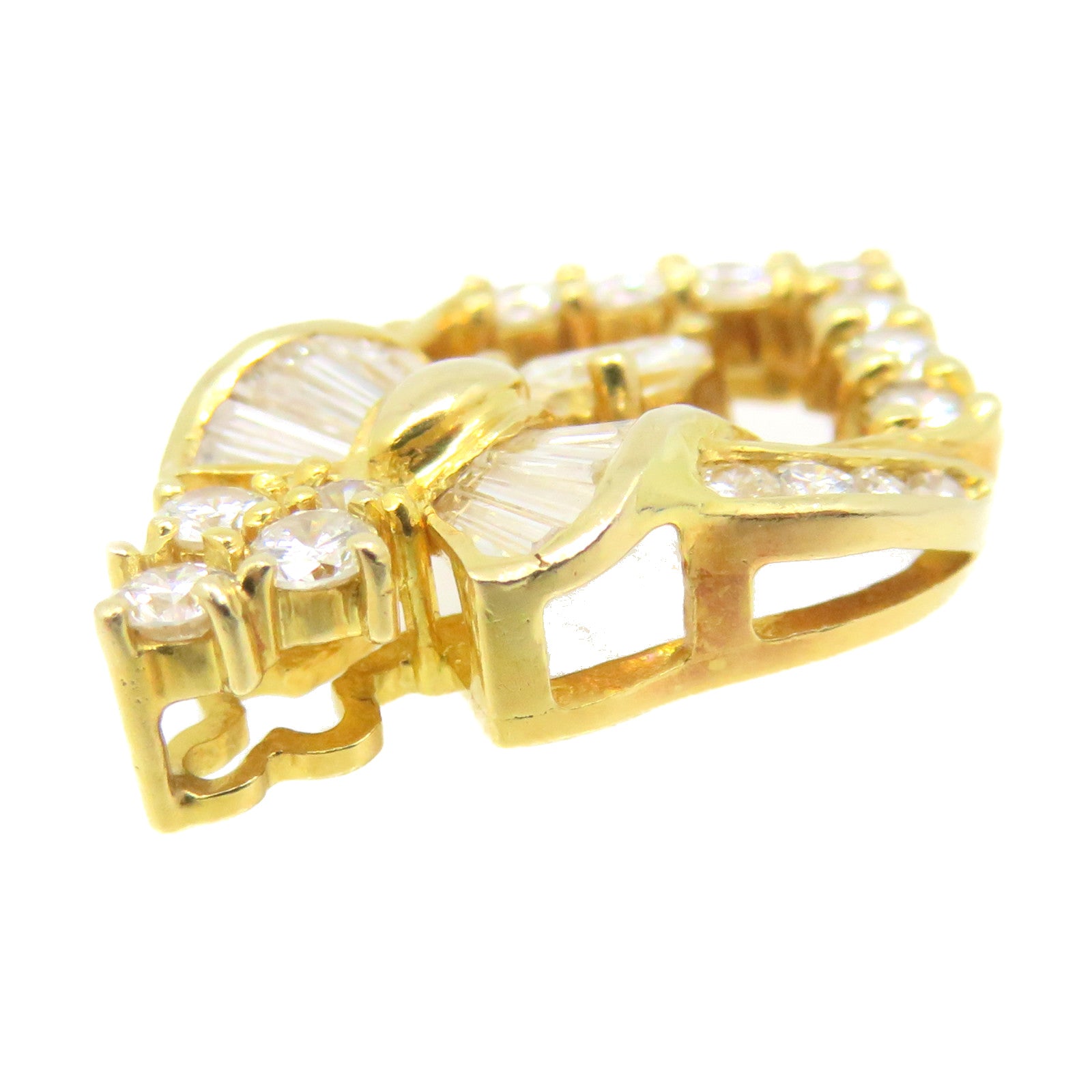 JEWELRY 18K黄金/钻石Diamond Pendant Top吊坠扣头