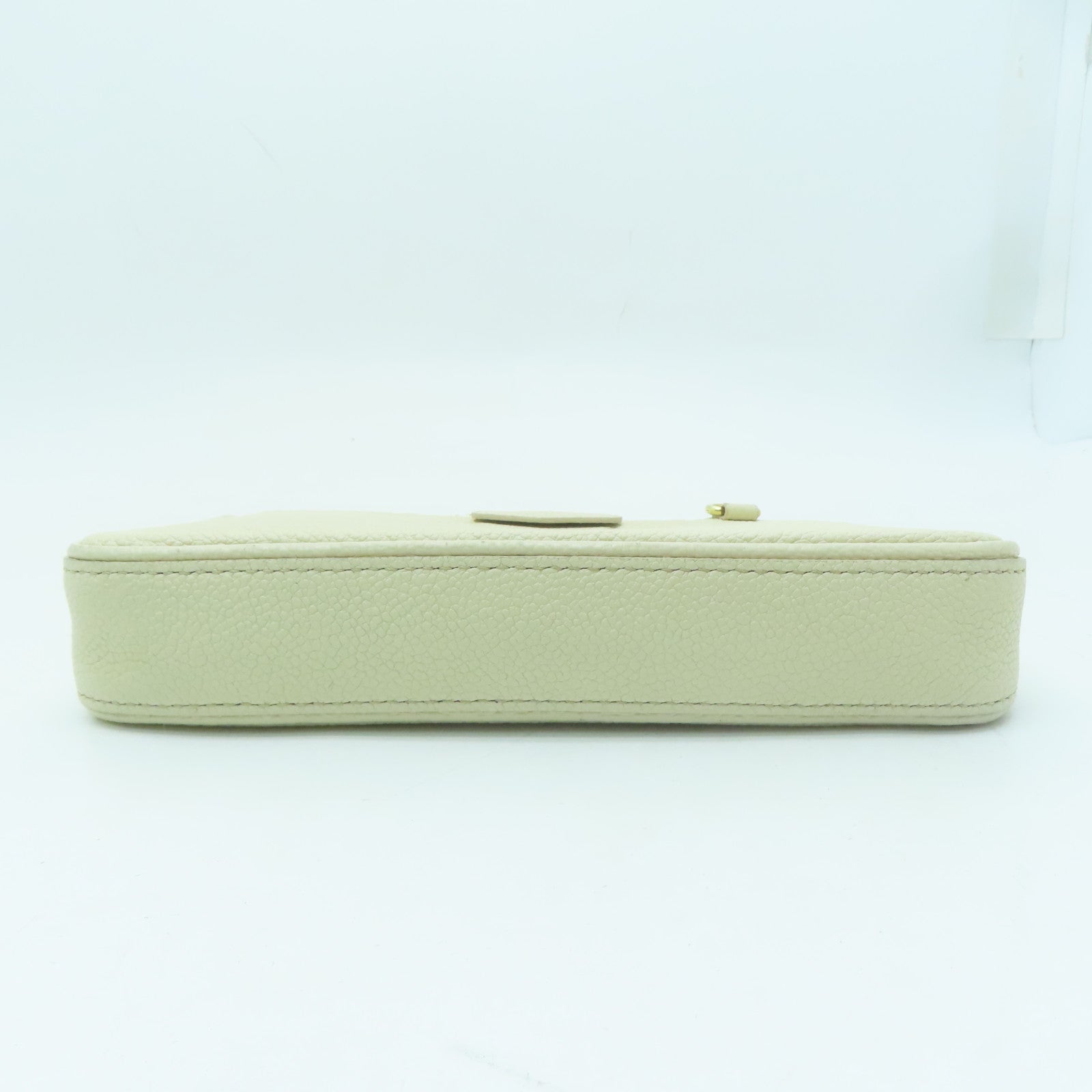 LOUIS VUITTON 【激減優惠】Monogram Empreinte Easy Pouch On Strap金扣肩背包米白色