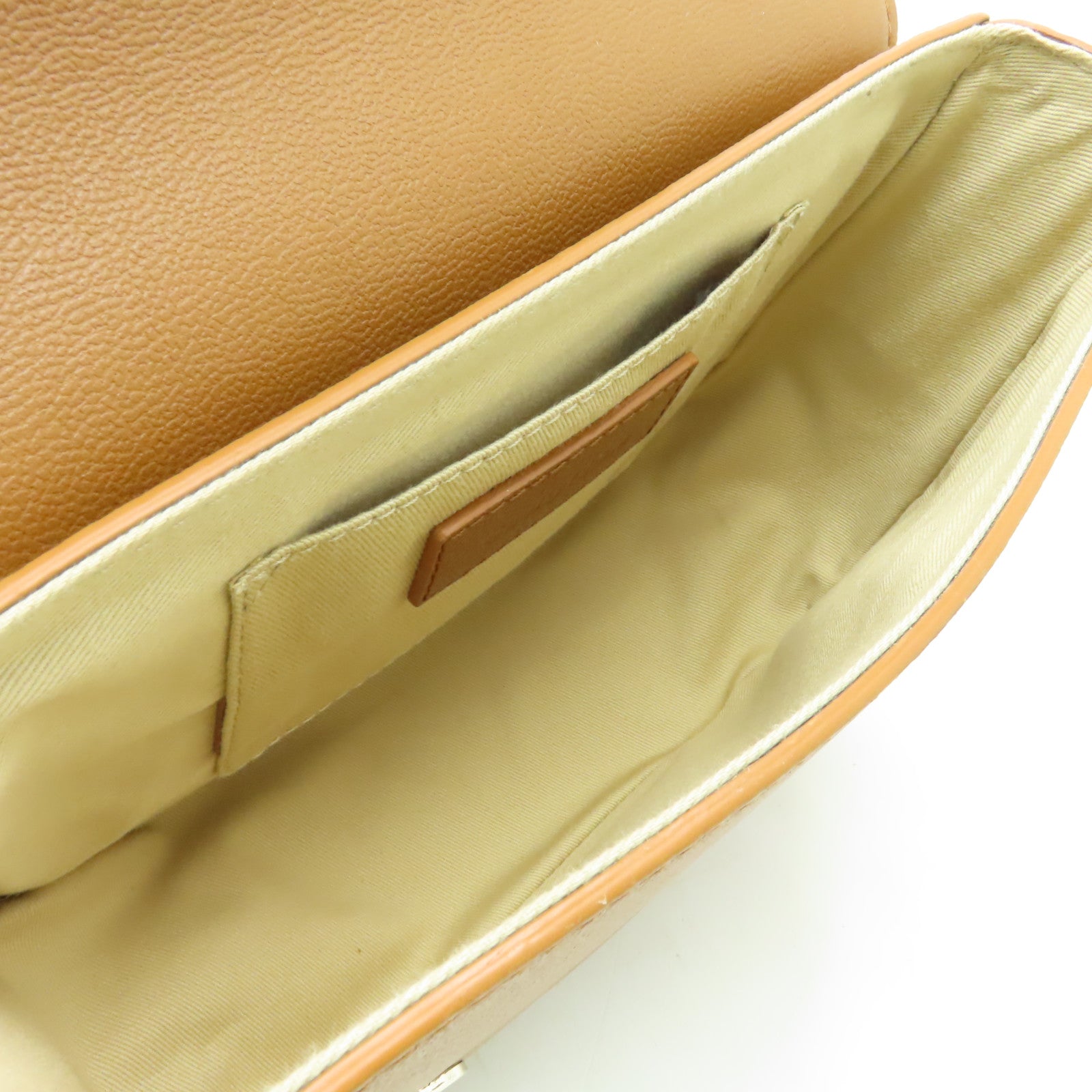 SEE BY CHLOE 牛皮皮革Shoulder Bag金扣肩背袋棕色