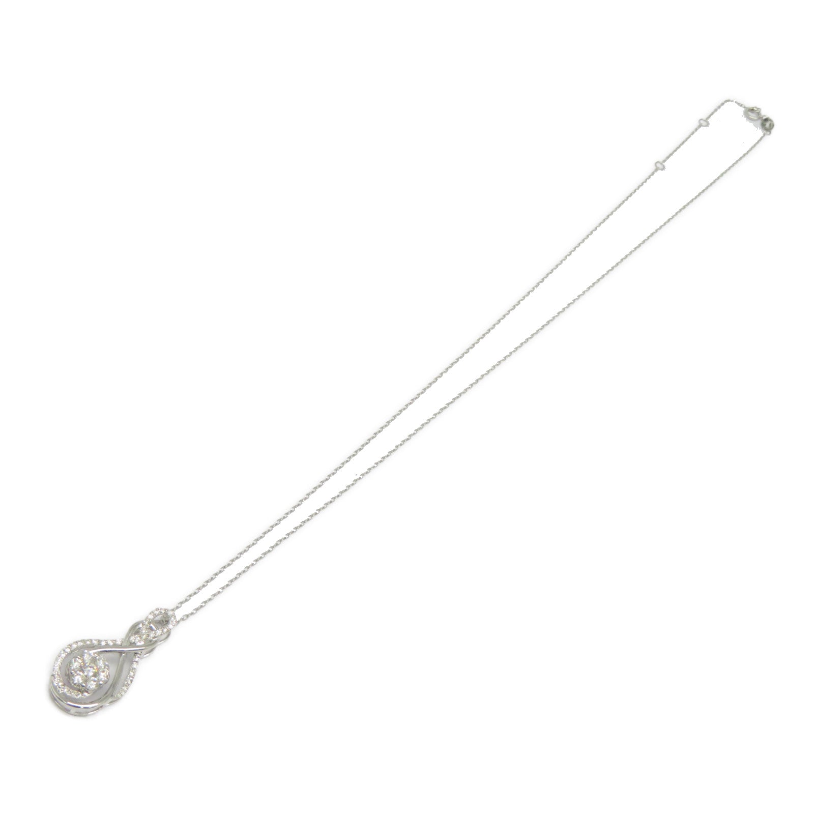 JEWELRY 18K白金Diamond Necklace 0.47ct鑽石項鍊