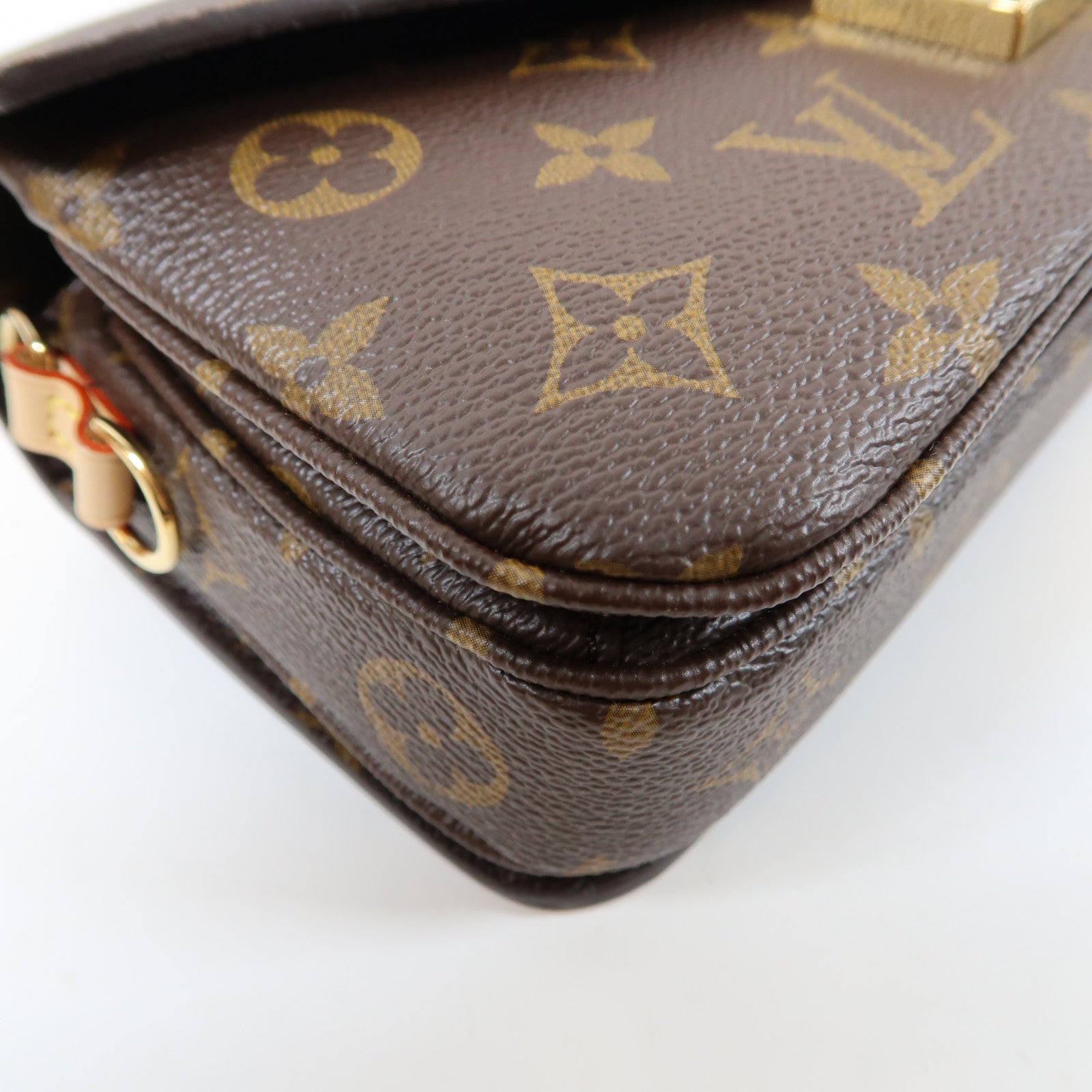 LOUIS VUITTON Monogram Pochette Metis East West金扣手挽肩背兩用袋啡色