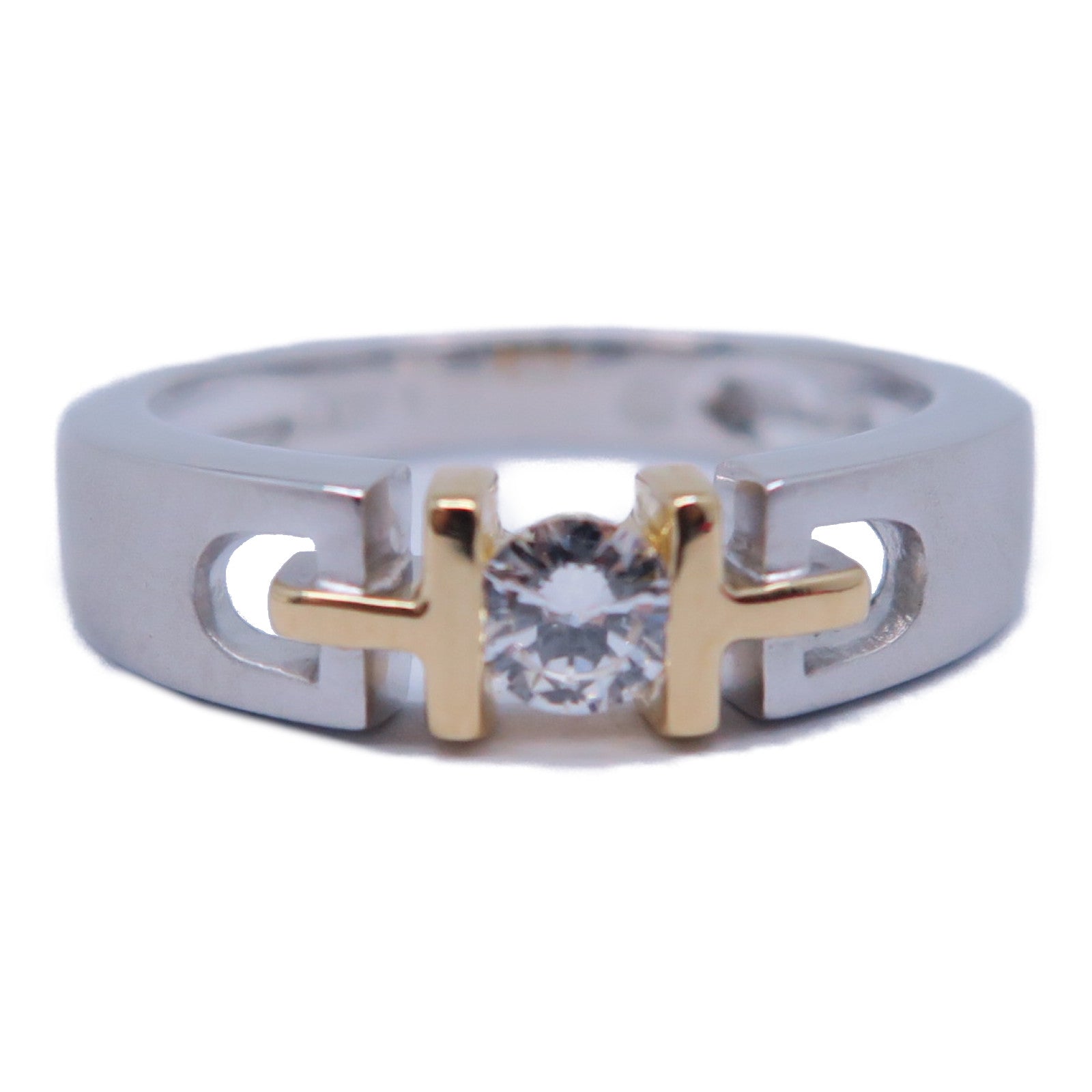 JEWELRY 18K白金/18K黃金Diamond Ring 0.21ct鑽石戒指US#6.75