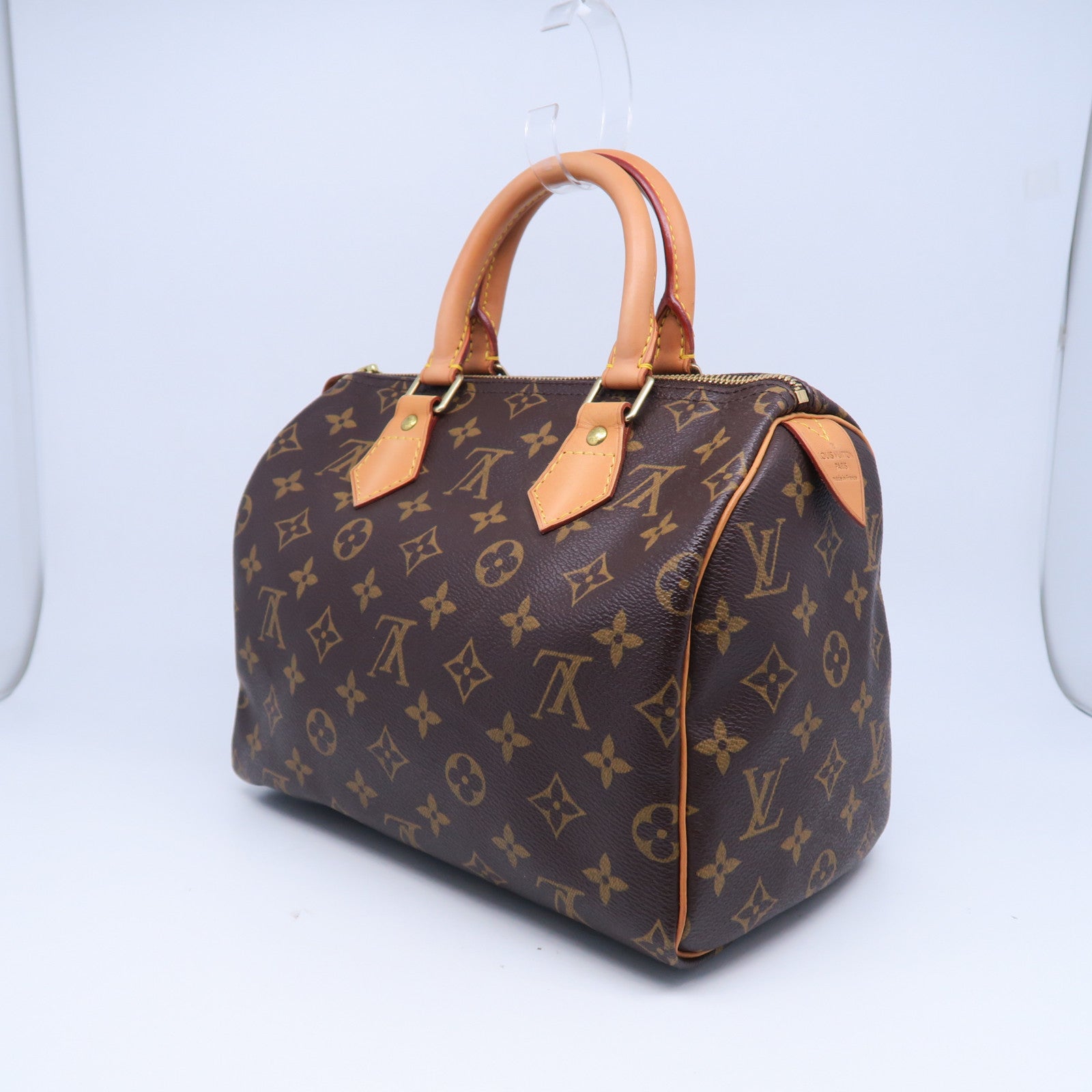 LOUIS VUITTON 【激減優惠】Monogram Speedy 25金扣手挽袋啡色
