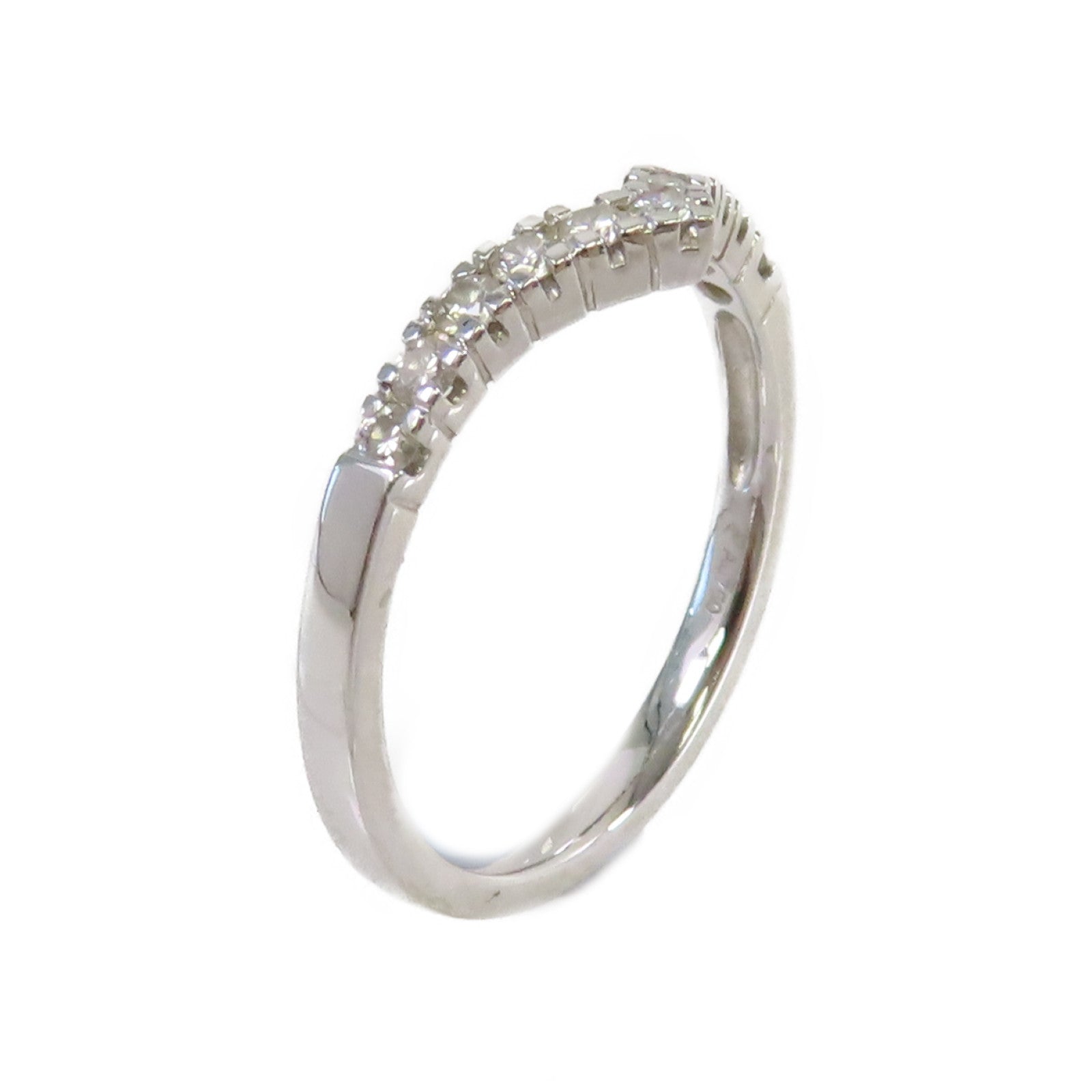 JEWELRY 18K白金/0.22ct鑽石Diamond Ring戒指US#5.75