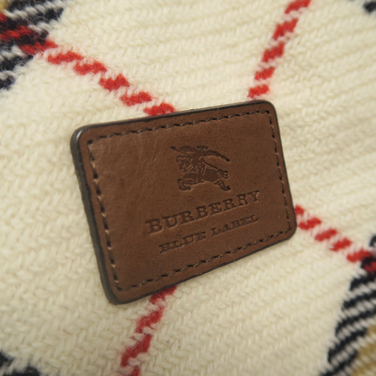 BURBERRY BLUE LABEL 帆布Shoulder Bag銀扣肩背袋啡色