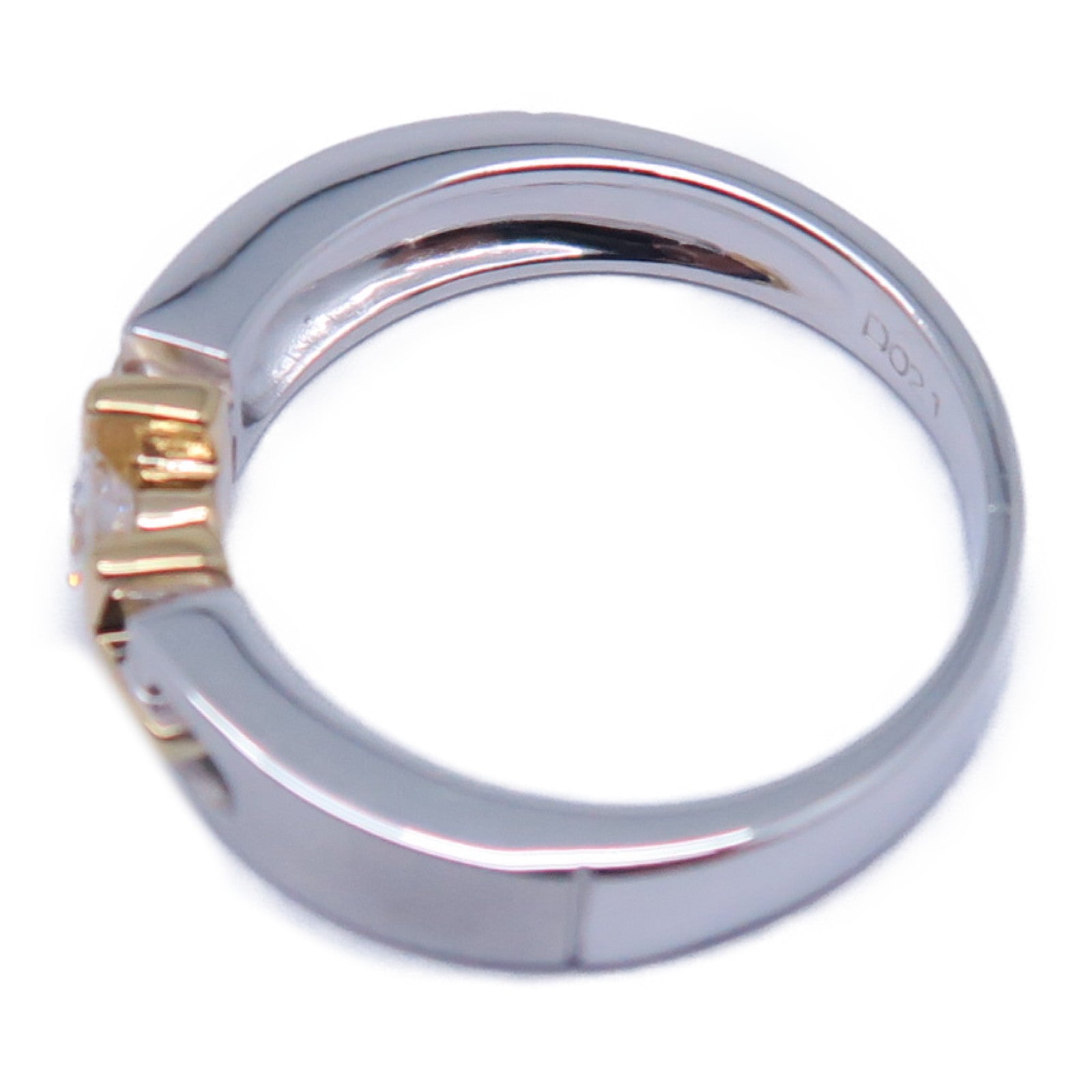 JEWELRY 18K白金/18K黃金Diamond Ring 0.21ct鑽石戒指US#6.75