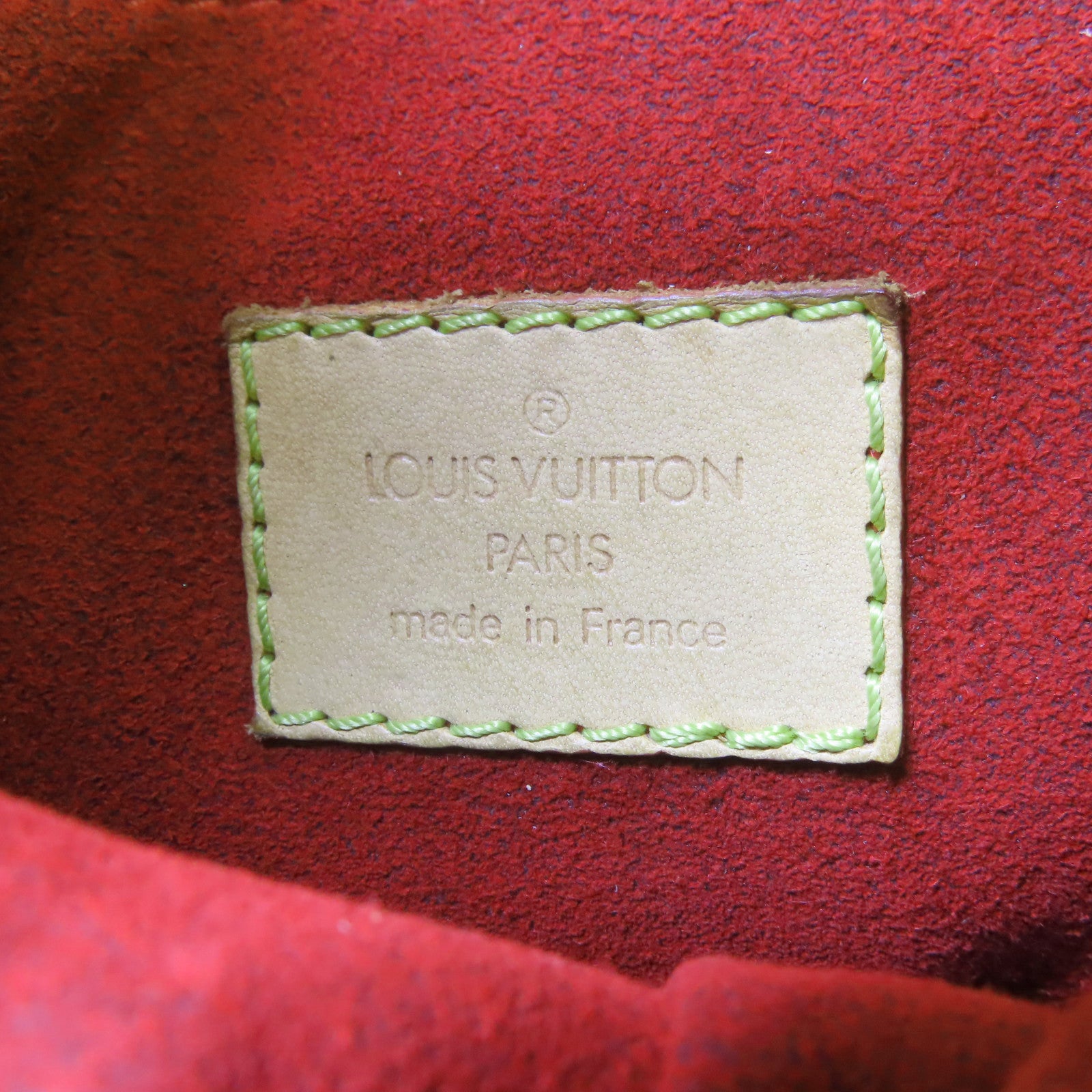 LOUIS VUITTON Monogram Pochette Croissant金扣肩背袋啡色