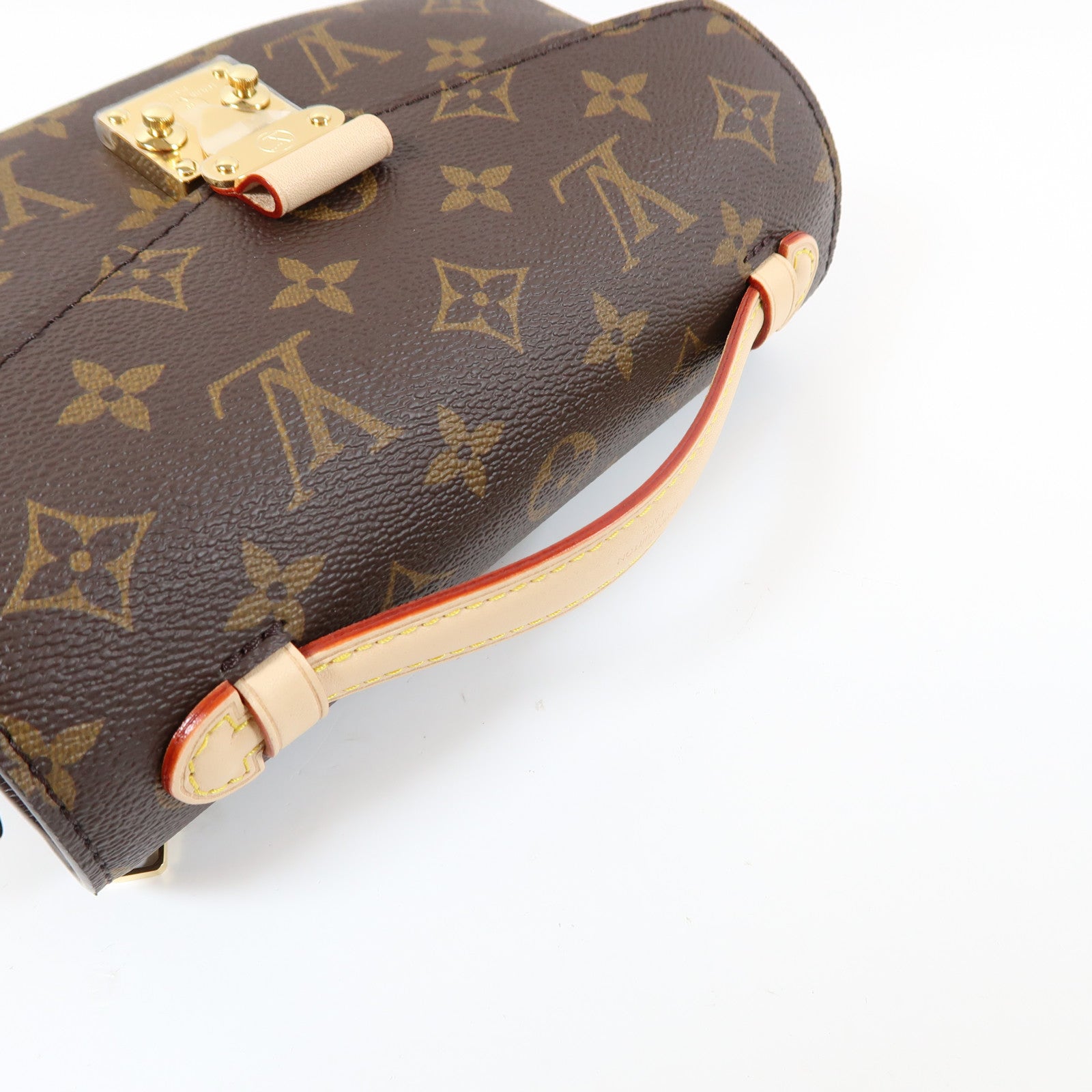LOUIS VUITTON Monogram Pochette Metis East West金扣手挽肩背兩用袋啡色