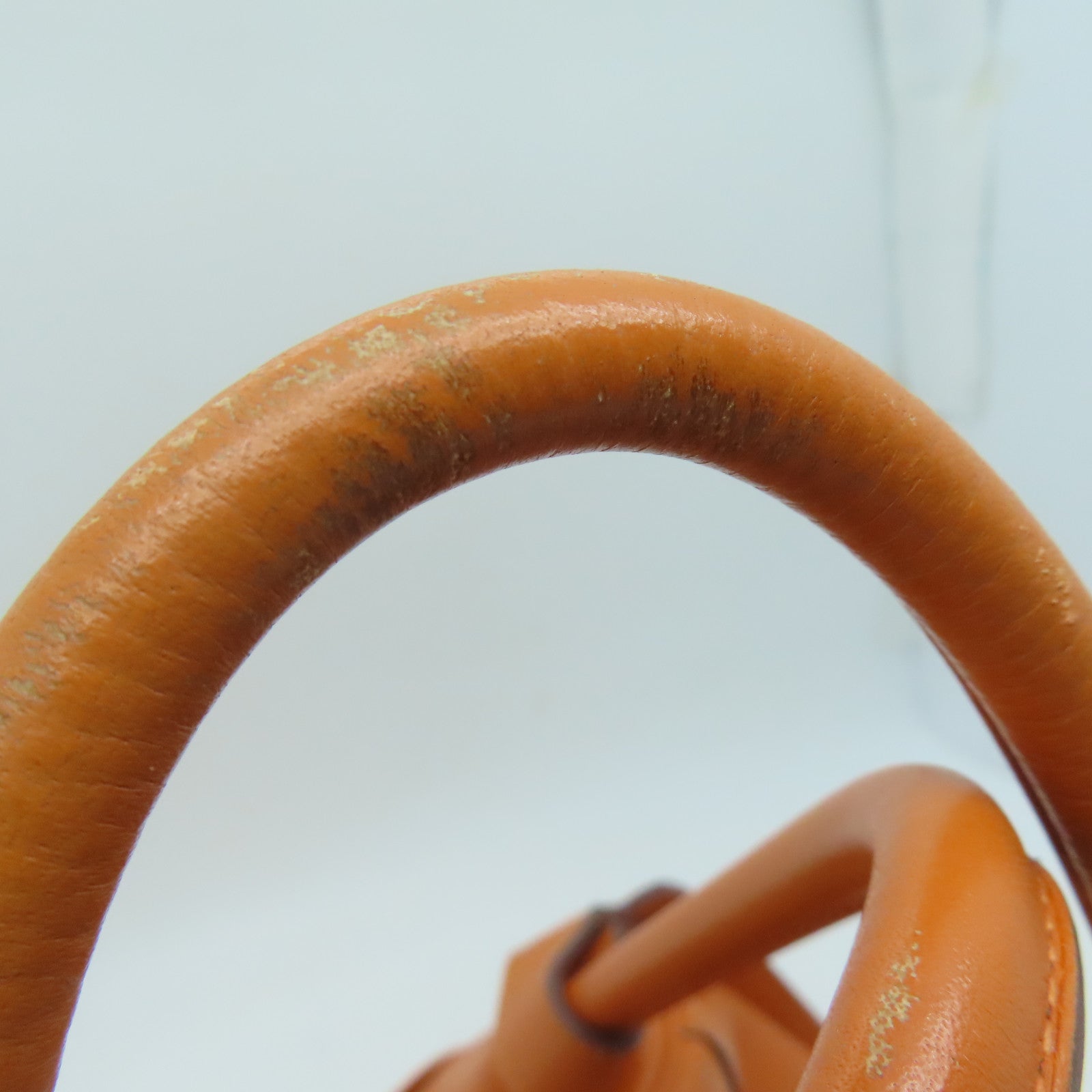 HERMES 【激减优惠】Clemence皮革Lindy 34银扣手挽肩背两用袋Orange/橙色