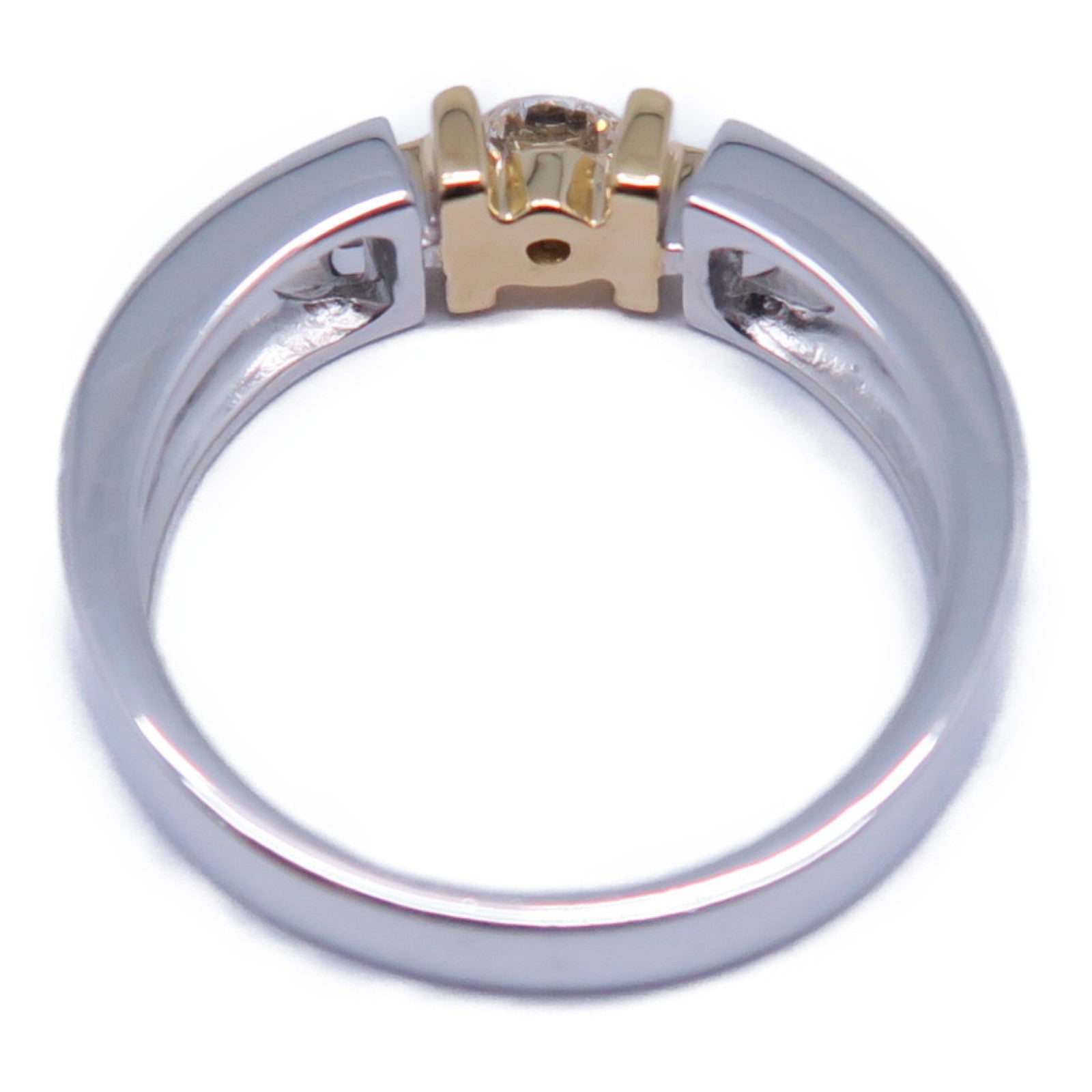 JEWELRY 18K白金/18K黃金Diamond Ring 0.21ct鑽石戒指US#6.75