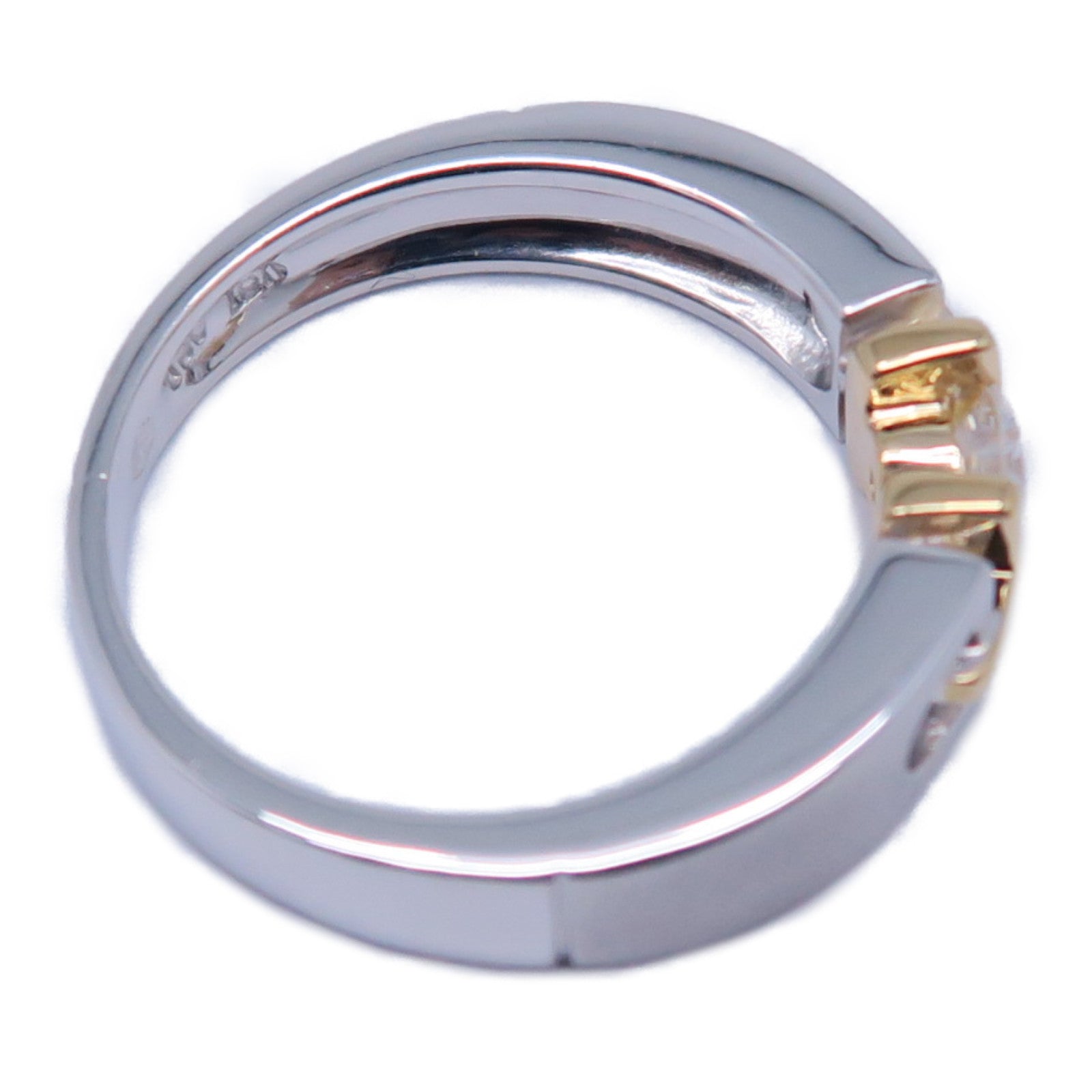 JEWELRY 18K白金/18K黃金Diamond Ring 0.21ct鑽石戒指US#6.75
