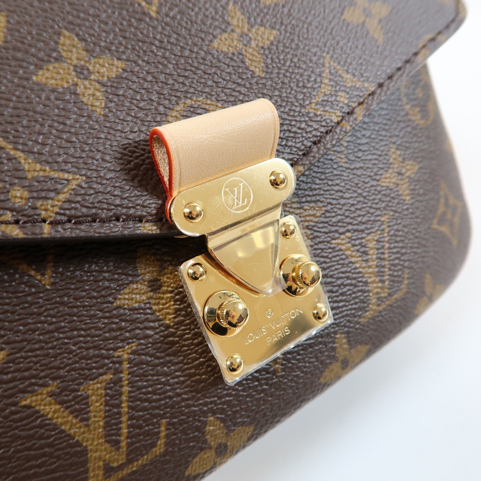LOUIS VUITTON Monogram Pochette Metis East West金扣手挽肩背兩用袋啡色