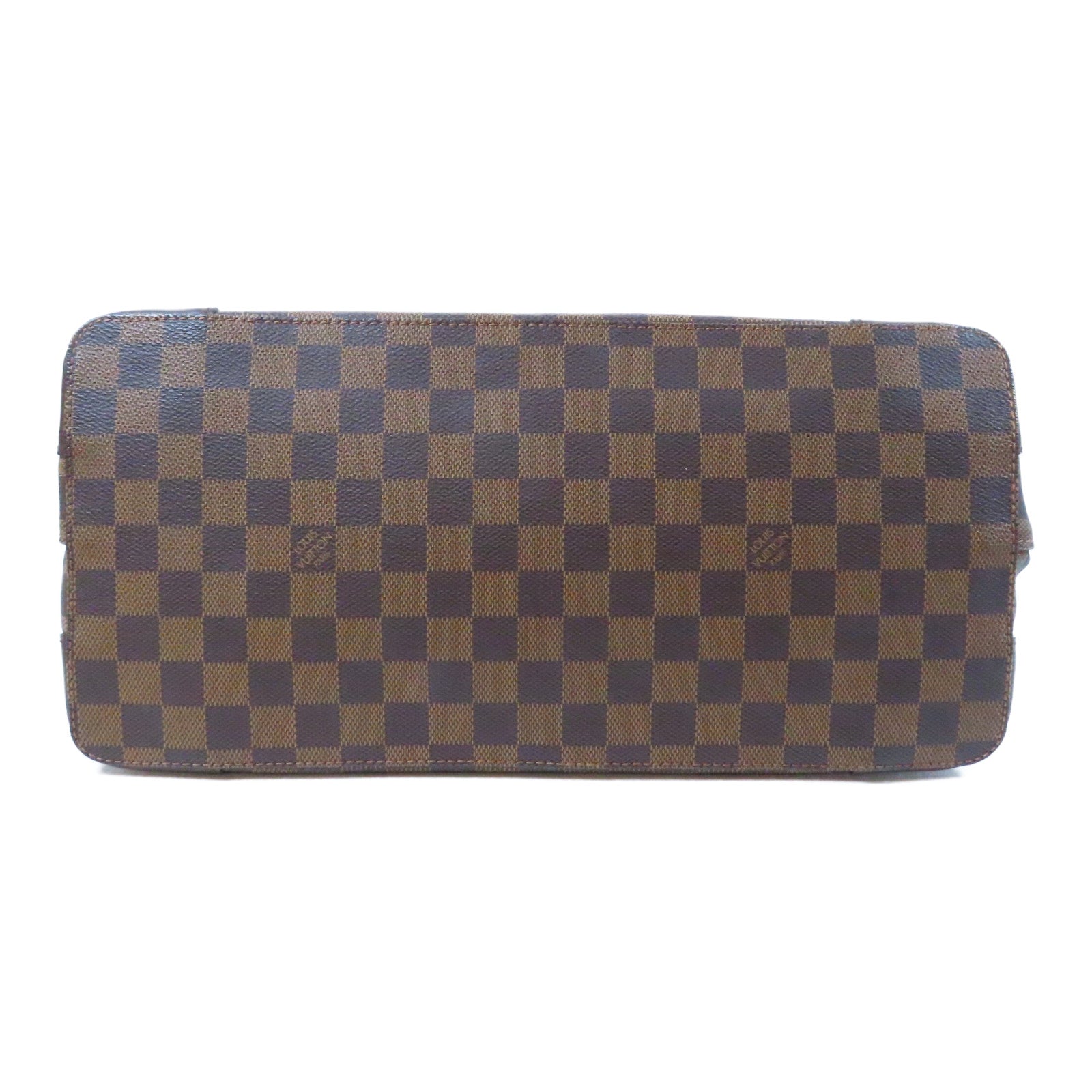 LOUIS VUITTON Damier Ebene Hampstead MM金扣肩背袋啡色