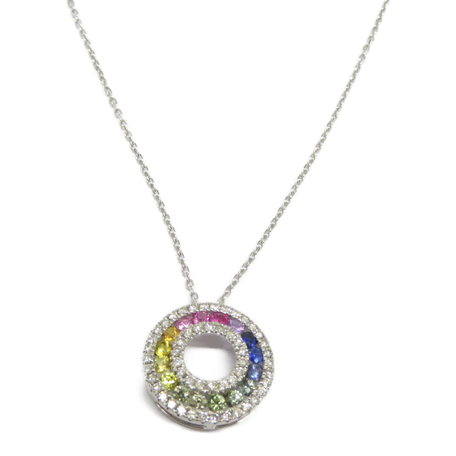 JEWELRY 18K白金Necklace 0.335ct鑽石項鍊