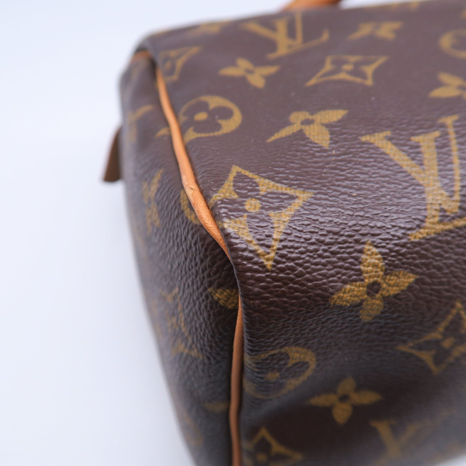 LOUIS VUITTON 【激減優惠】Monogram Speedy 25金扣手挽袋啡色