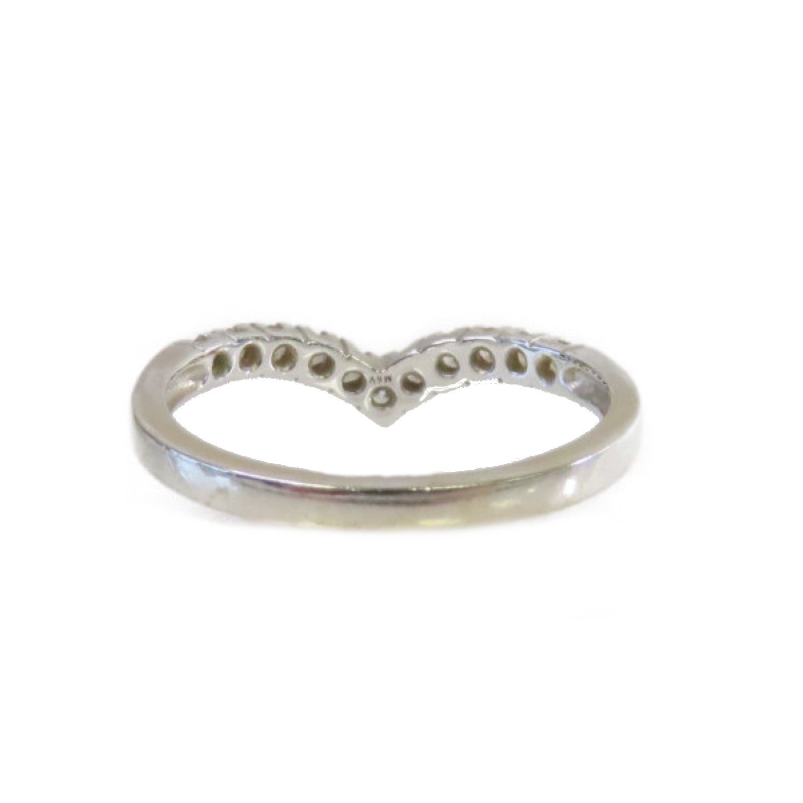 JEWELRY 18K白金/0.22ct鑽石Diamond Ring戒指US#5.75