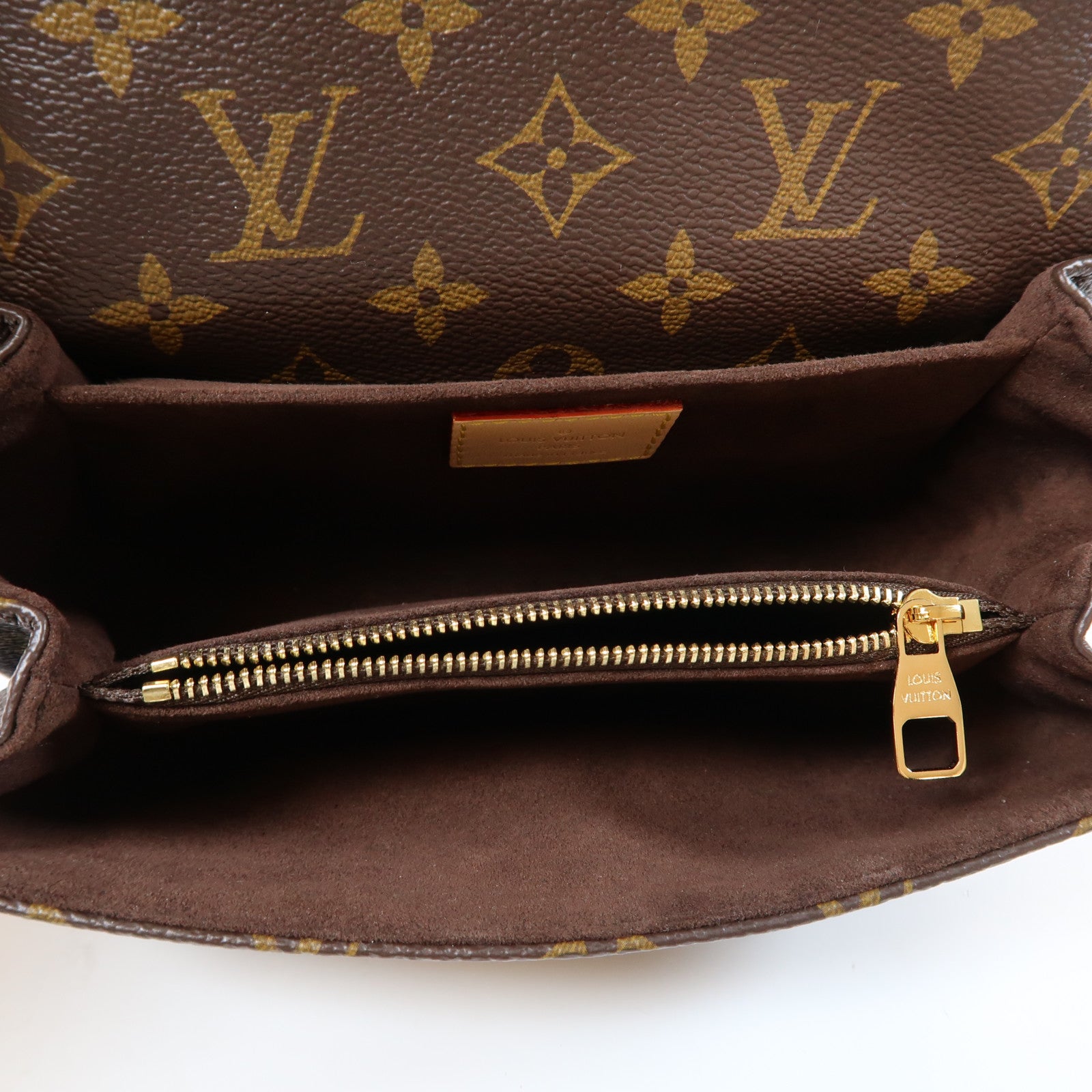LOUIS VUITTON Monogram Pochette Metis East West金扣手挽肩背兩用袋啡色