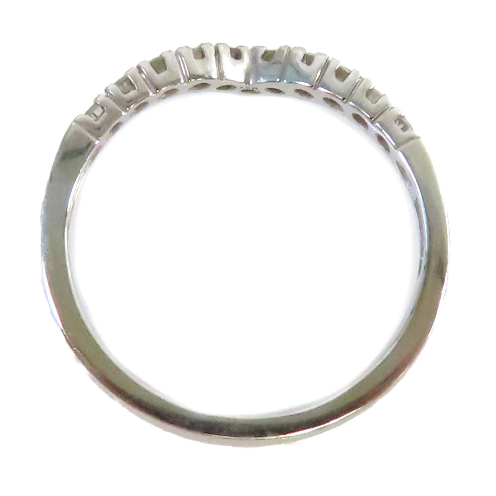 JEWELRY 18K白金/0.22ct鑽石Diamond Ring戒指US#5.75