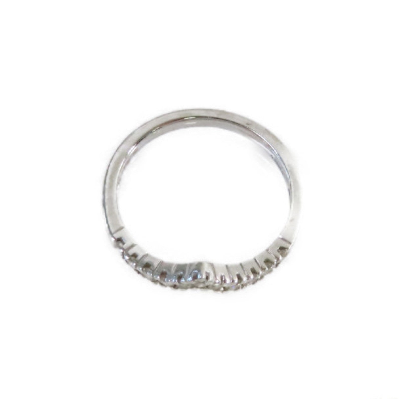 JEWELRY 18K白金/0.22ct鑽石Diamond Ring戒指US#5.75