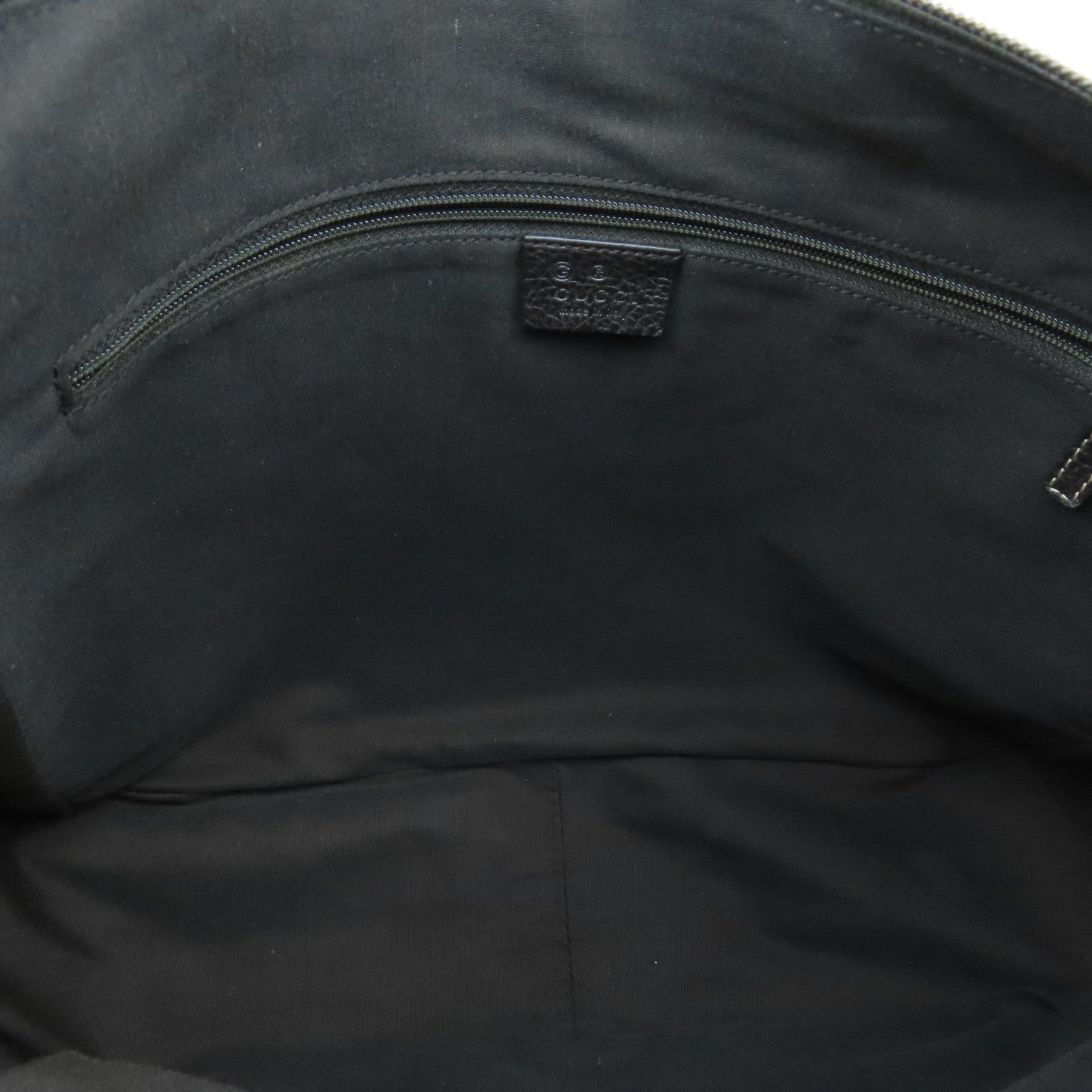 GUCCI 塗層帆布Tote Bag金扣手挽袋棕色
