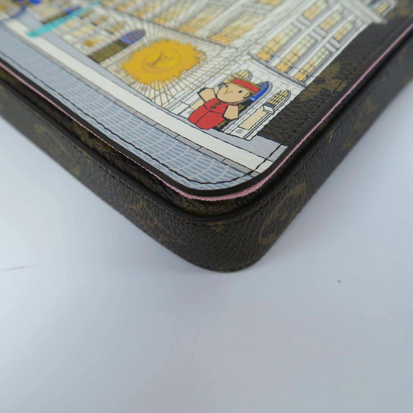 LOUIS VUITTON Monogram Felicie Pochette金扣鏈帶肩背袋彩色