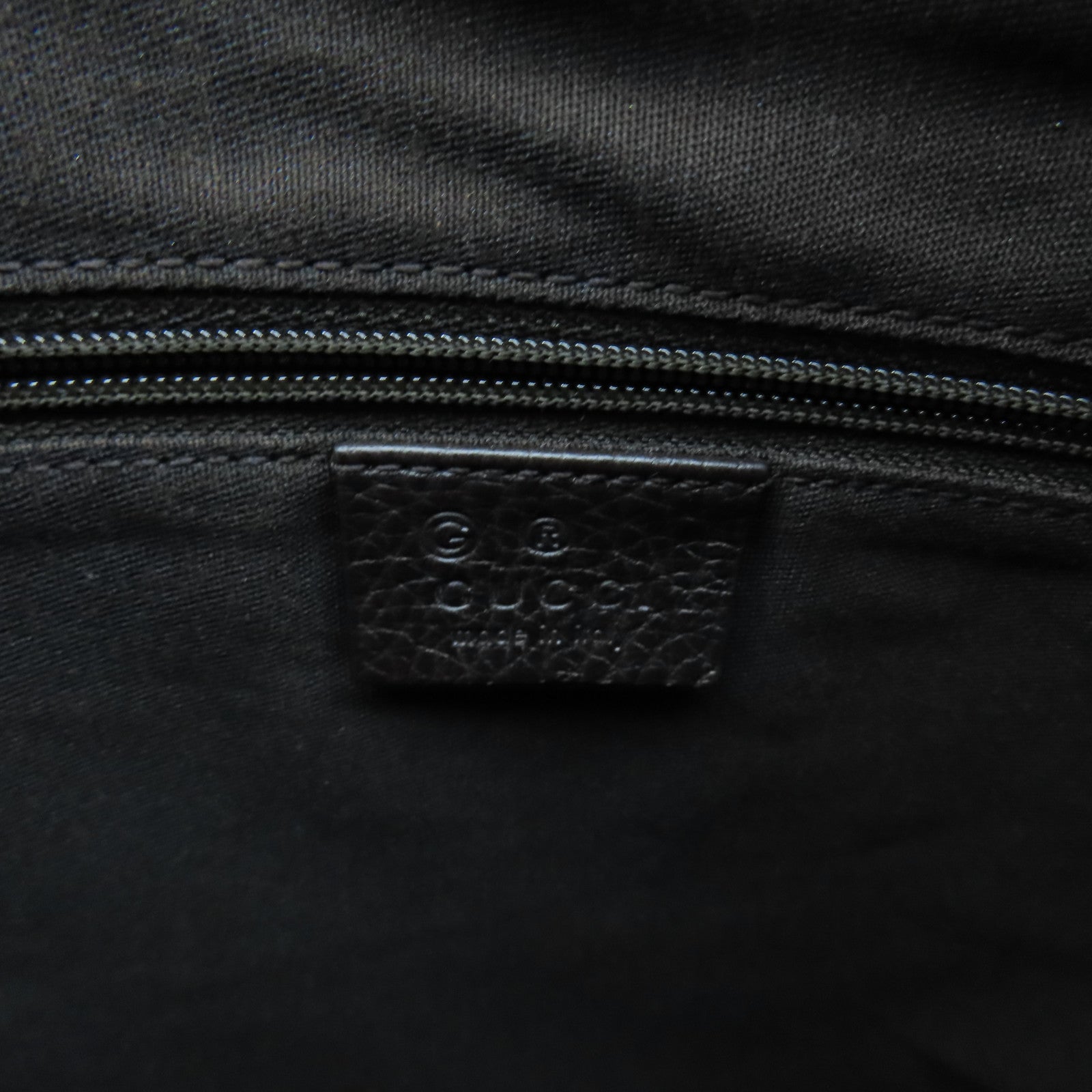 GUCCI 塗層帆布Tote Bag金扣手挽袋棕色
