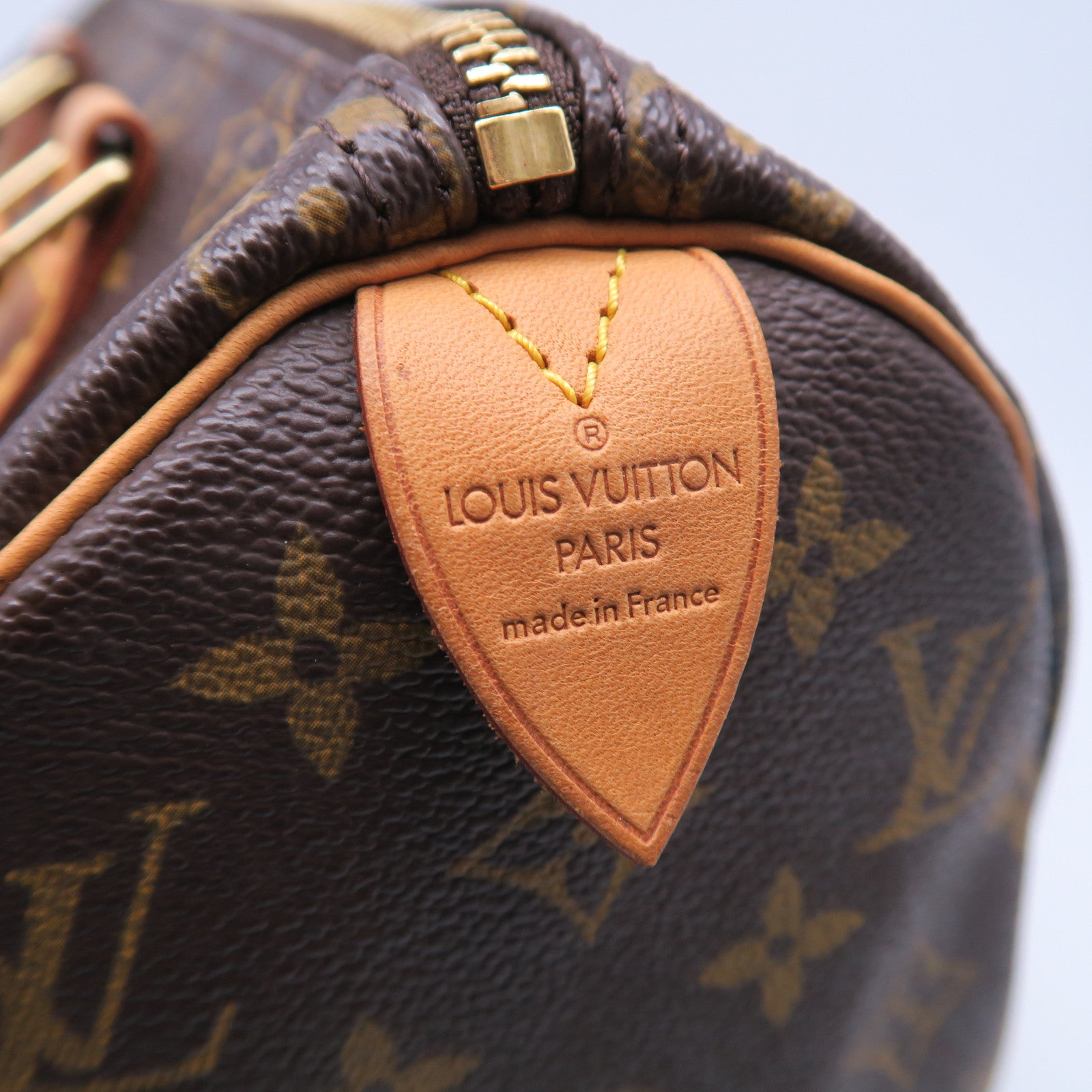 LOUIS VUITTON 【激減優惠】Monogram Speedy 25金扣手挽袋啡色