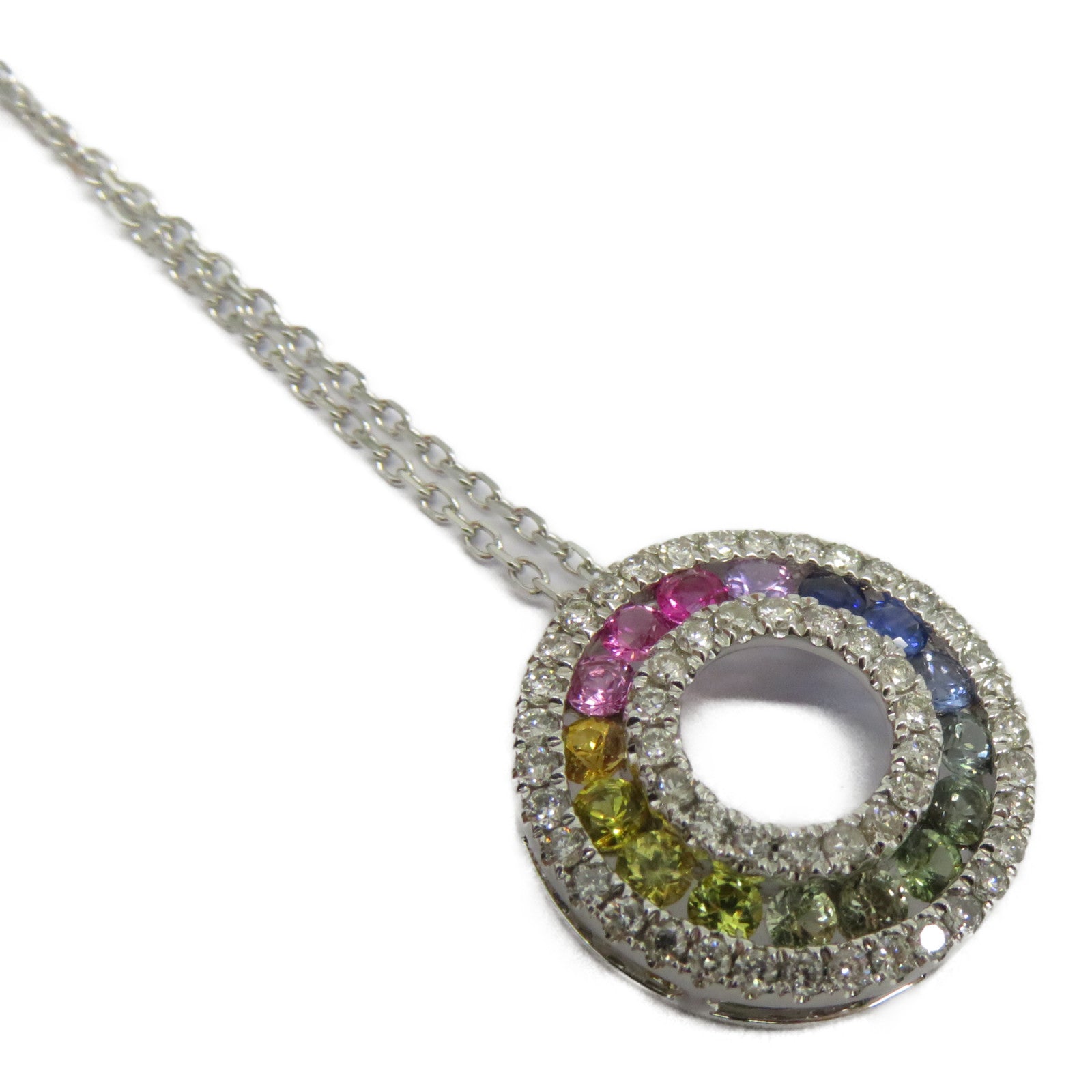 JEWELRY 18K白金Necklace 0.335ct鑽石項鍊