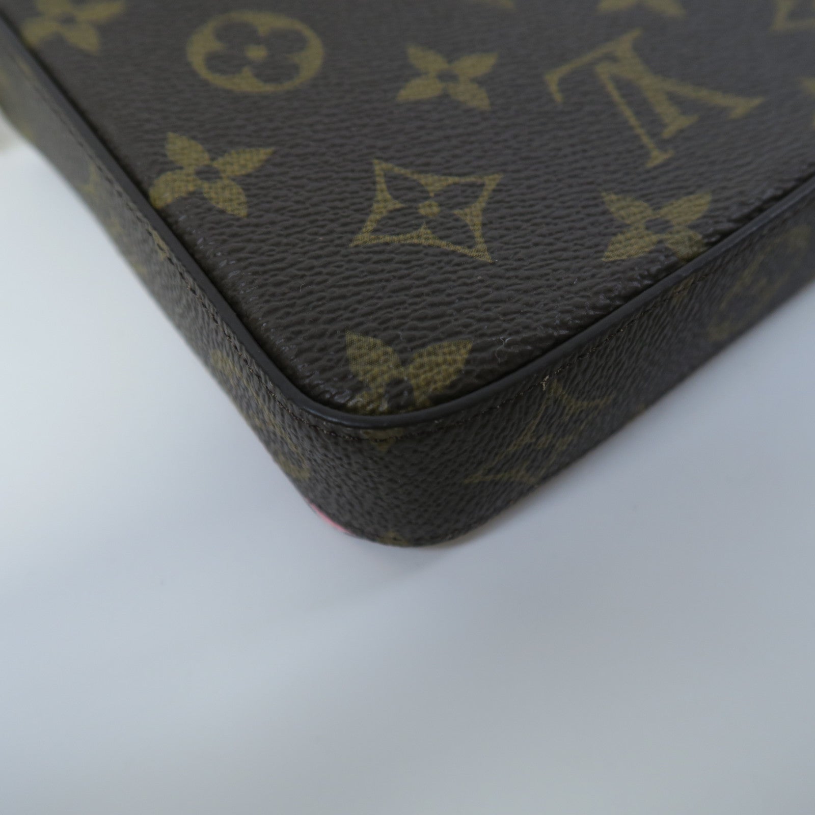 LOUIS VUITTON Monogram Felicie Pochette金扣鏈帶肩背袋彩色