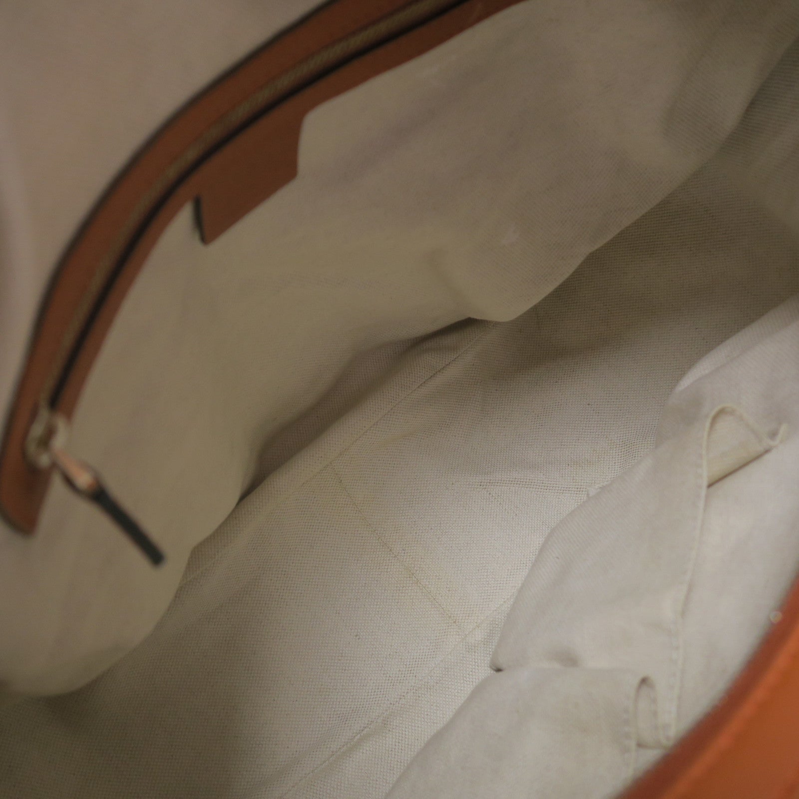 GUCCI 塗層帆布Shoulder Bag金扣肩背袋橙色