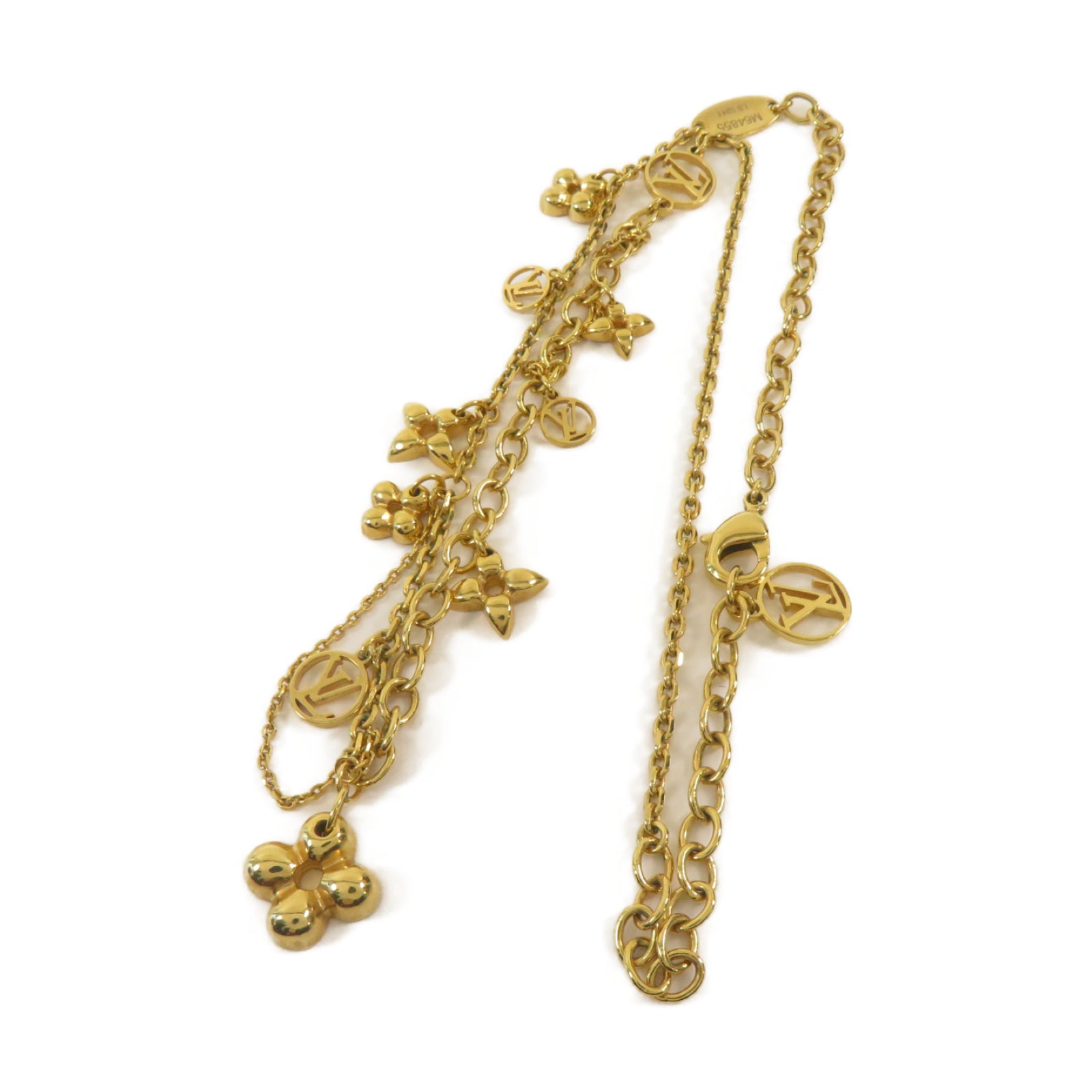 LOUIS VUITTON 金屬Necklace項鏈金色