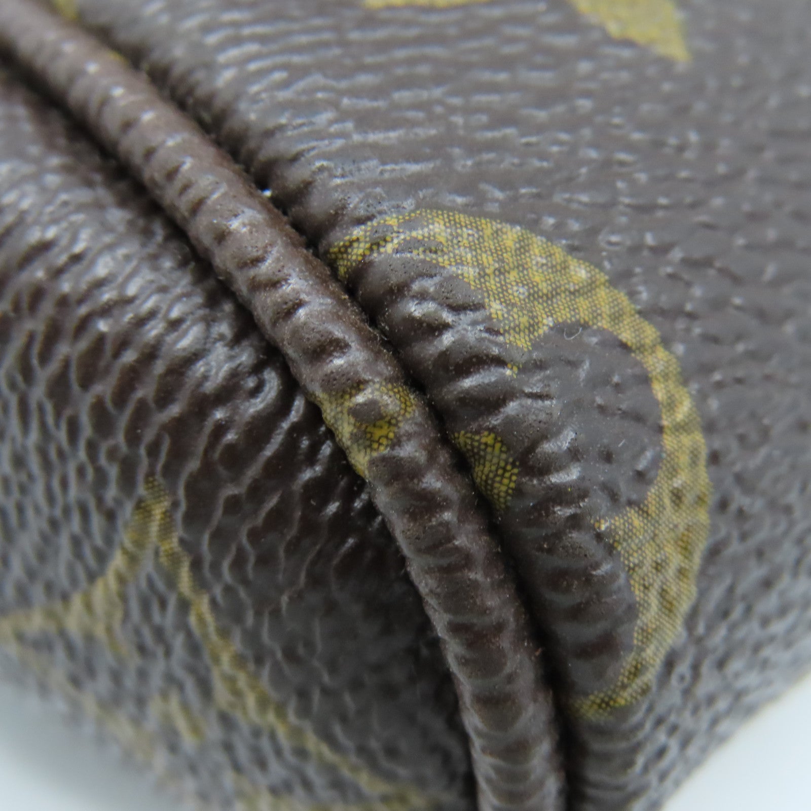 LOUIS VUITTON Monogram Favorite MM 2Way Shoulder Bag金扣鏈帶肩背袋啡色
