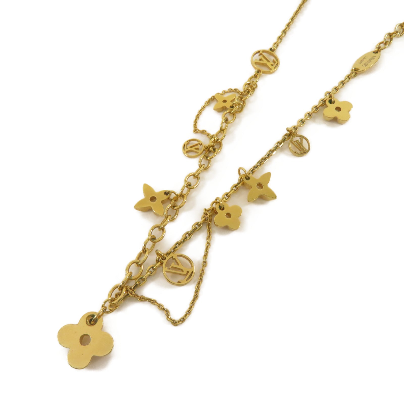 LOUIS VUITTON 金屬Necklace項鏈金色