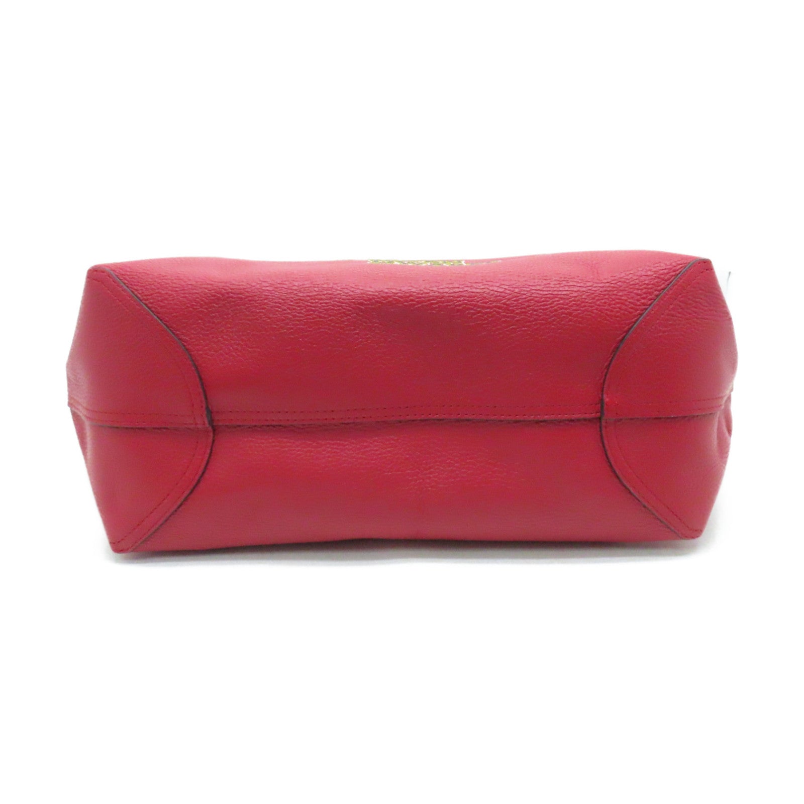 COACH 牛皮皮革Tote Bag肩背袋紅色