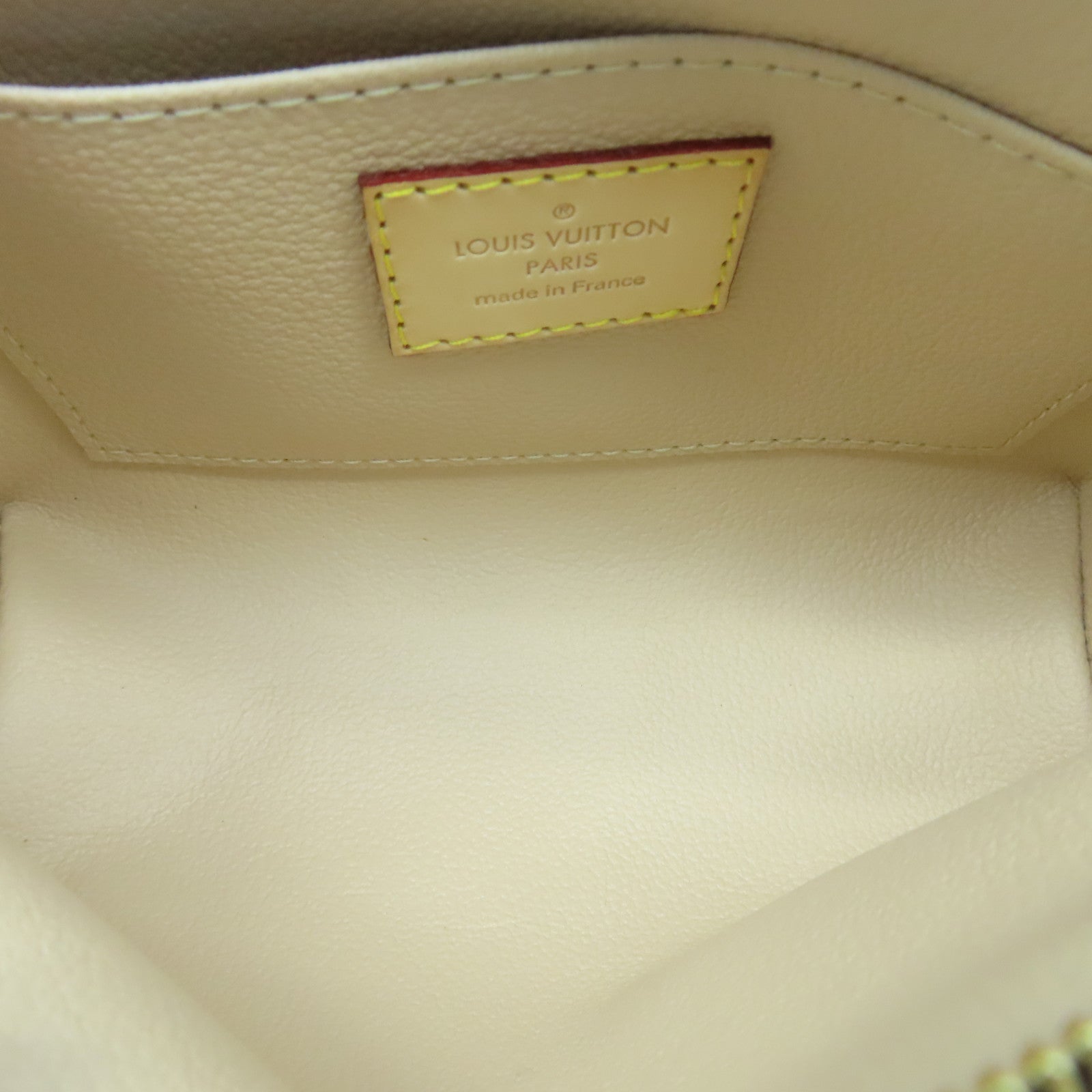 LOUIS VUITTON Monogram Cosmetic Pouch金扣手拿包棕色