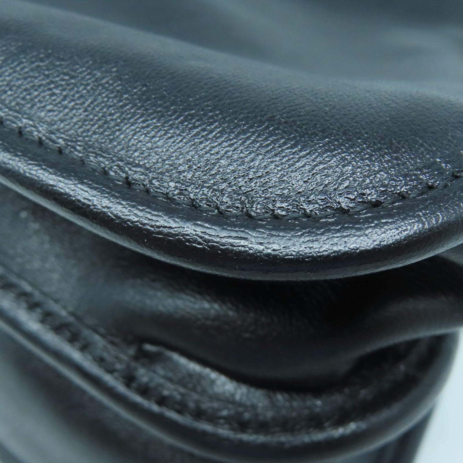 GUCCI 牛皮皮革Shoulder Tote金扣鏈帶手挽肩背兩用袋黑色